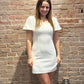 Laurel Knit White Dress