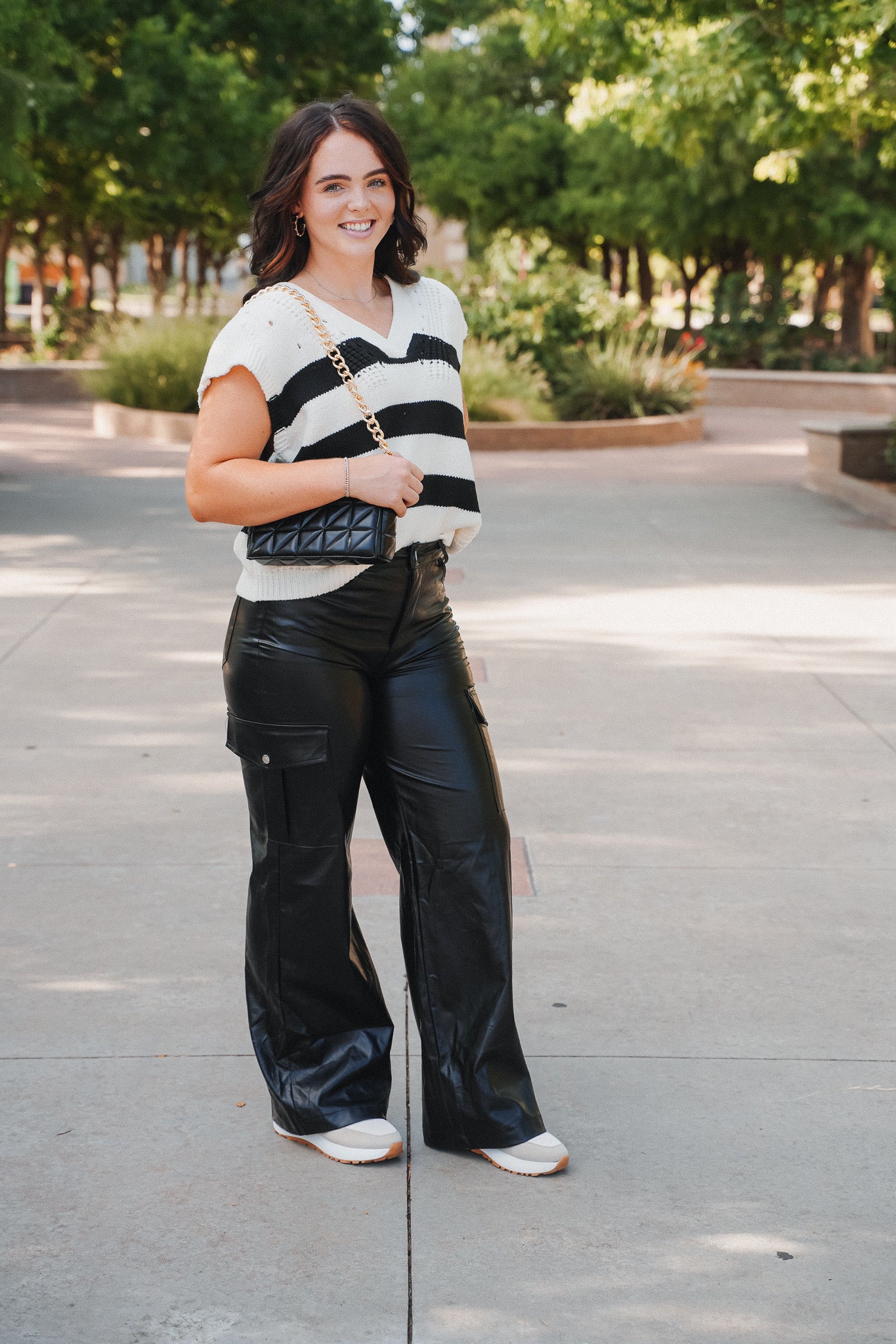 Una Striped Vest