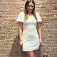 Laurel Knit White Dress