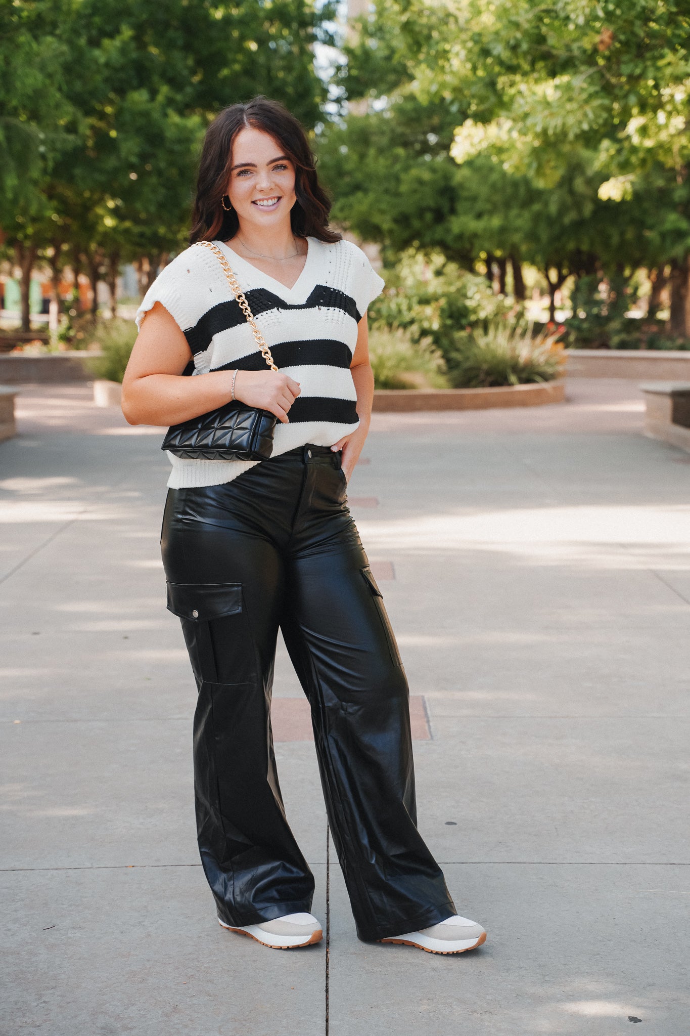 Stella Pleather Cargo Pant
