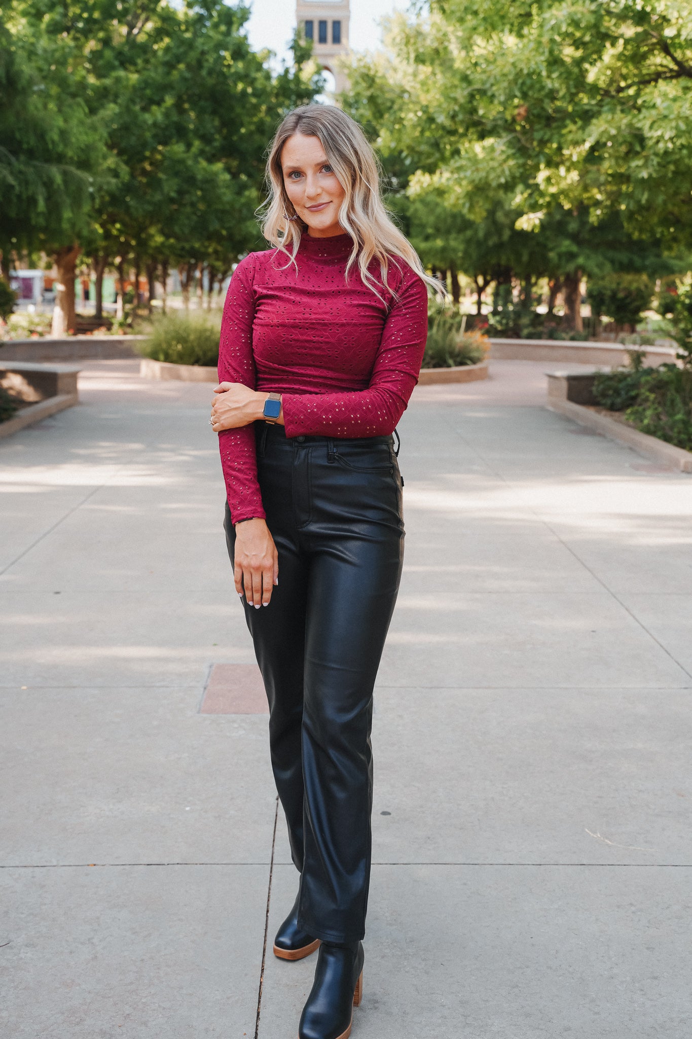 Paisley Knit Top