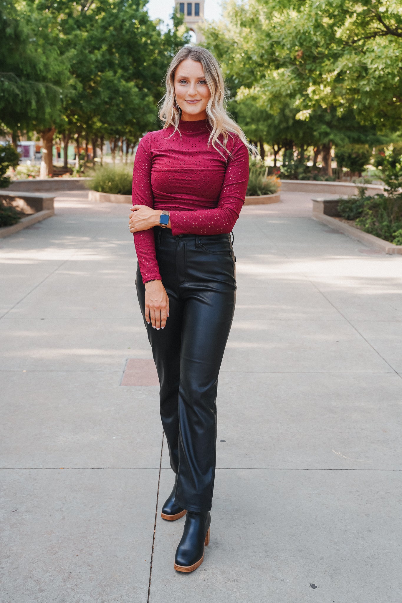 Paisley Knit Top