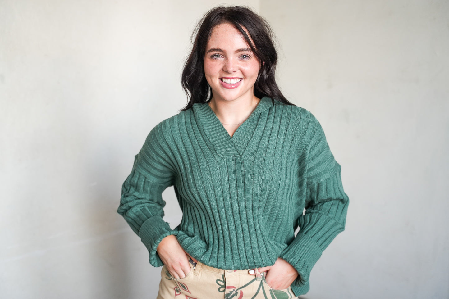 Hillary Rib Knit Sweater