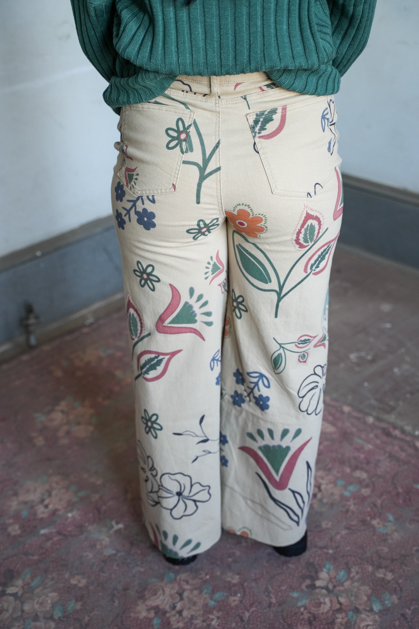 Jada Printed Wide Leg Pant