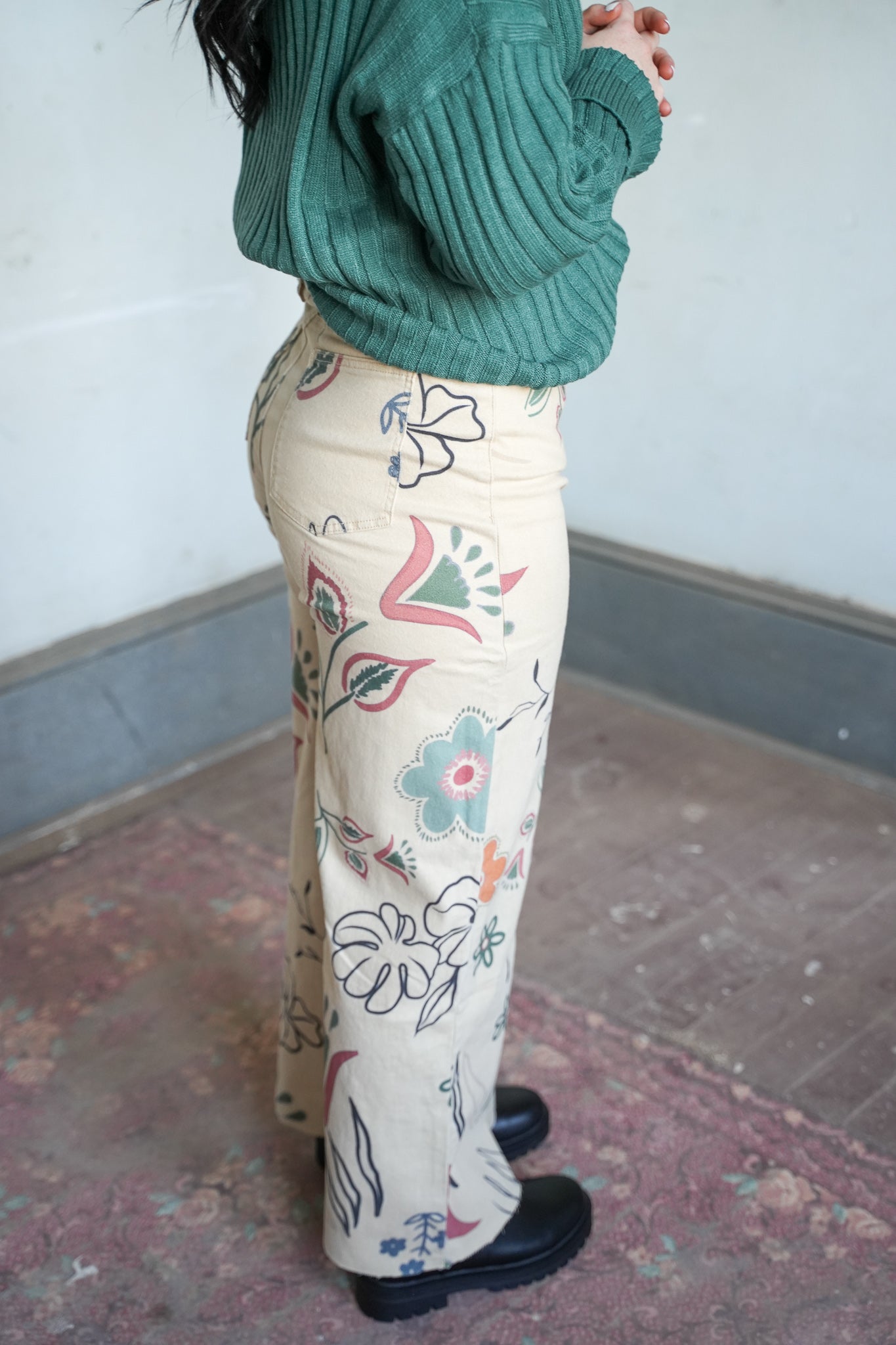 Jada Printed Wide Leg Pant