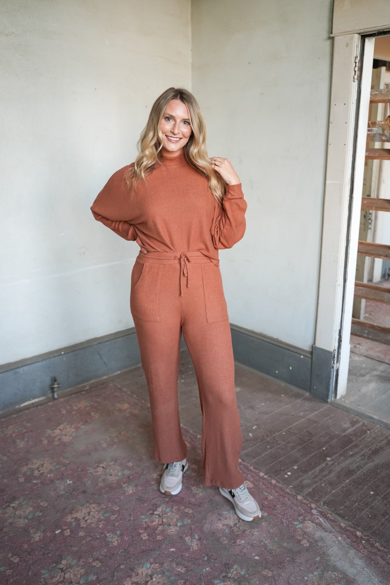 Corrine Mockneck Long Sleeve Top