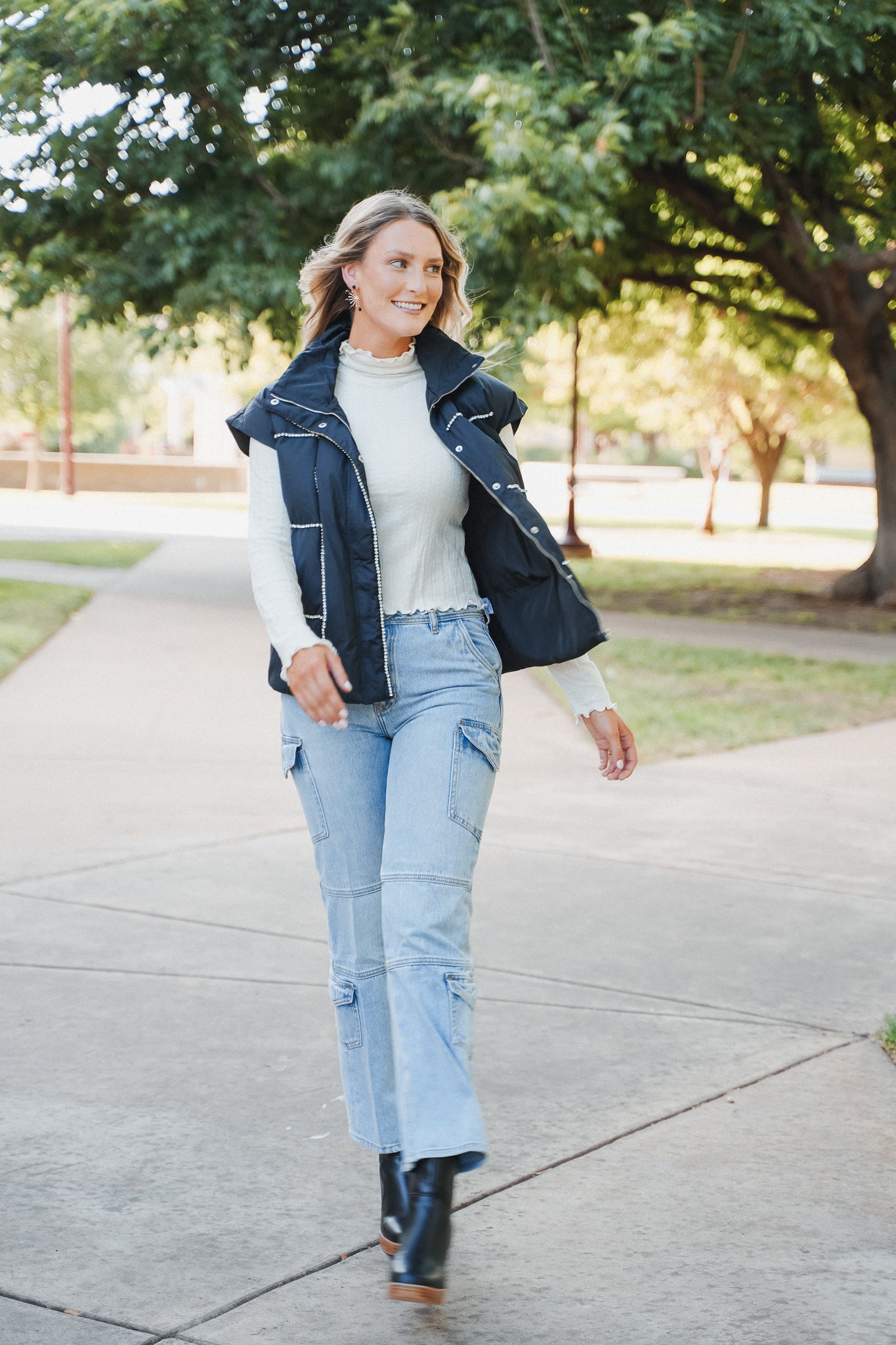 Sheree Cropped TurtleNeck Top