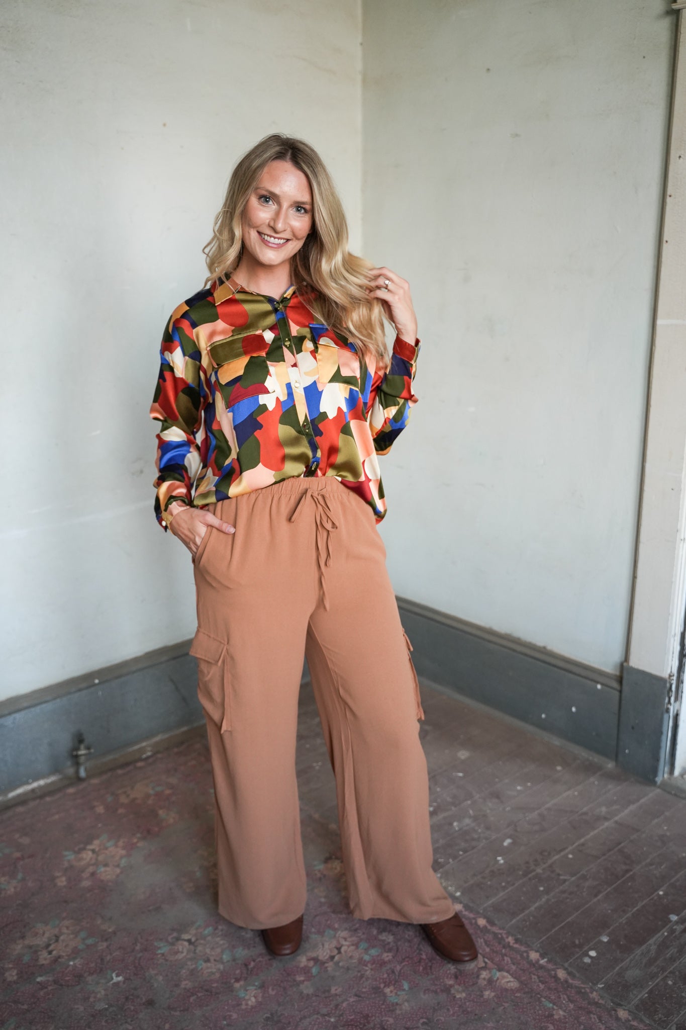 Kirana Satin Blouse
