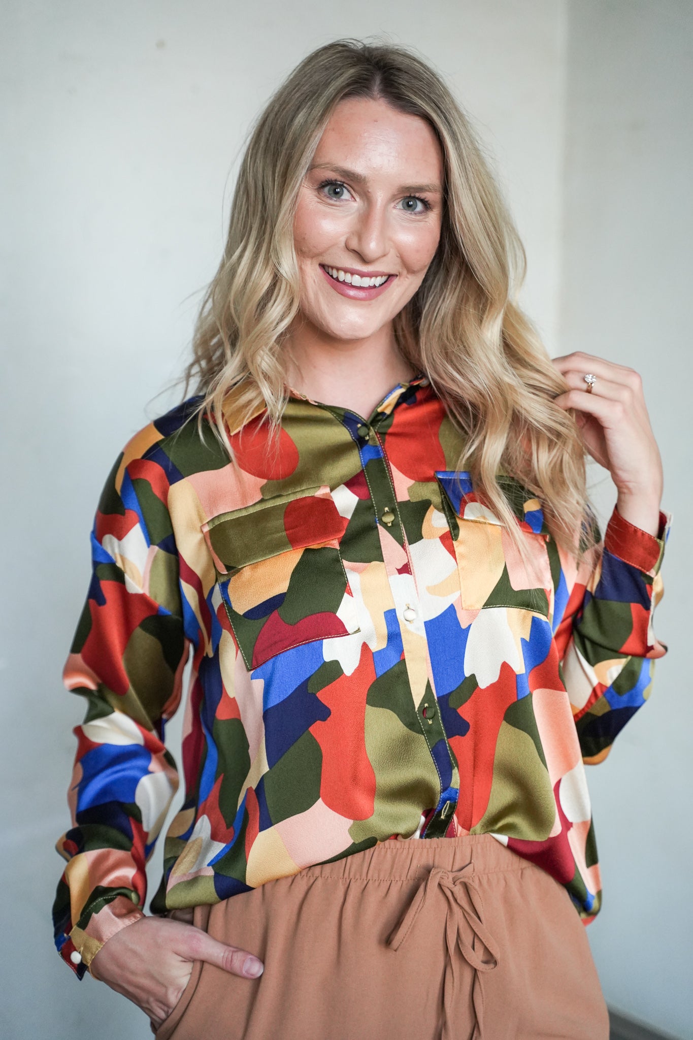 Kirana Satin Blouse