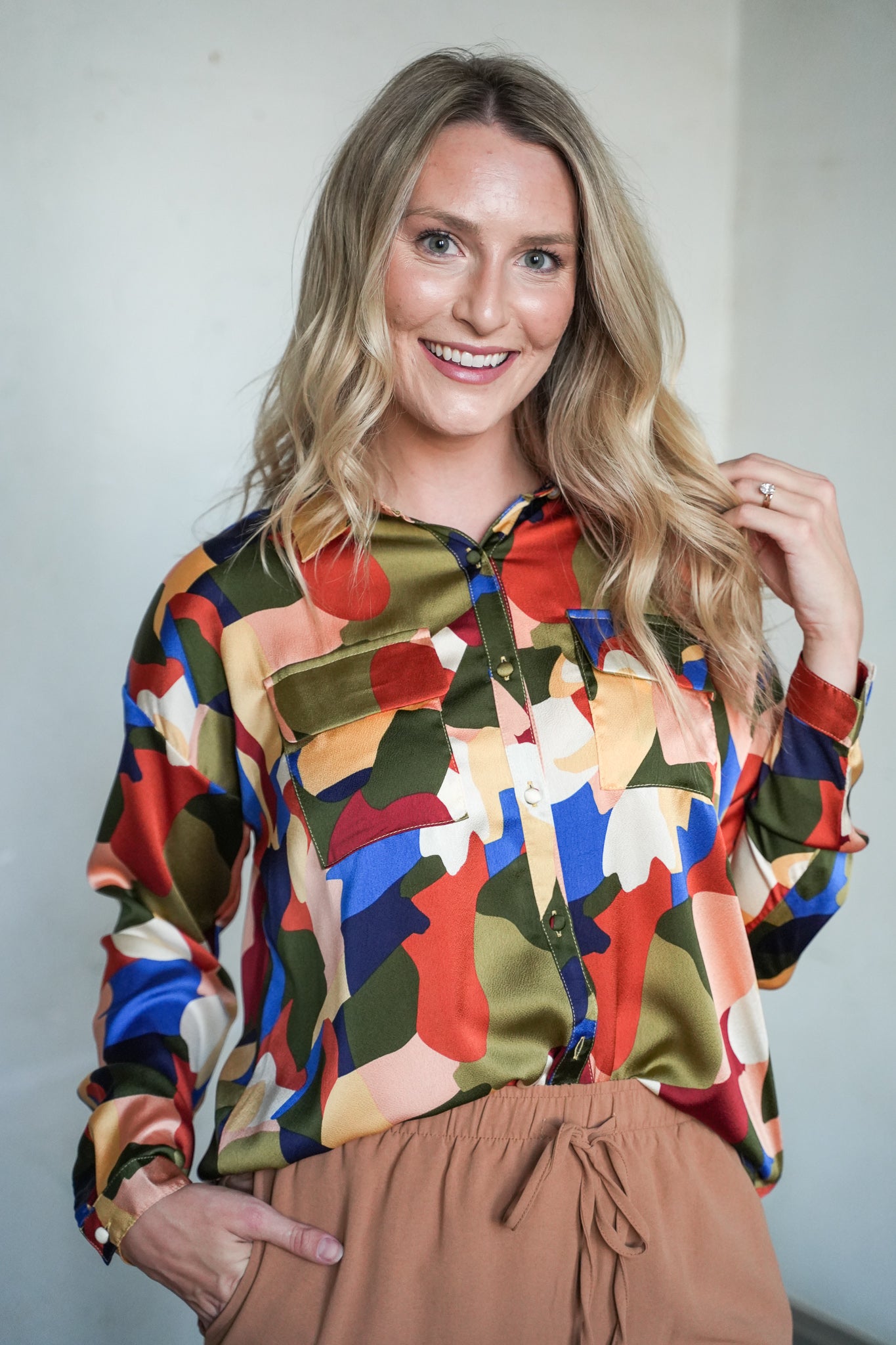 Kirana Satin Blouse