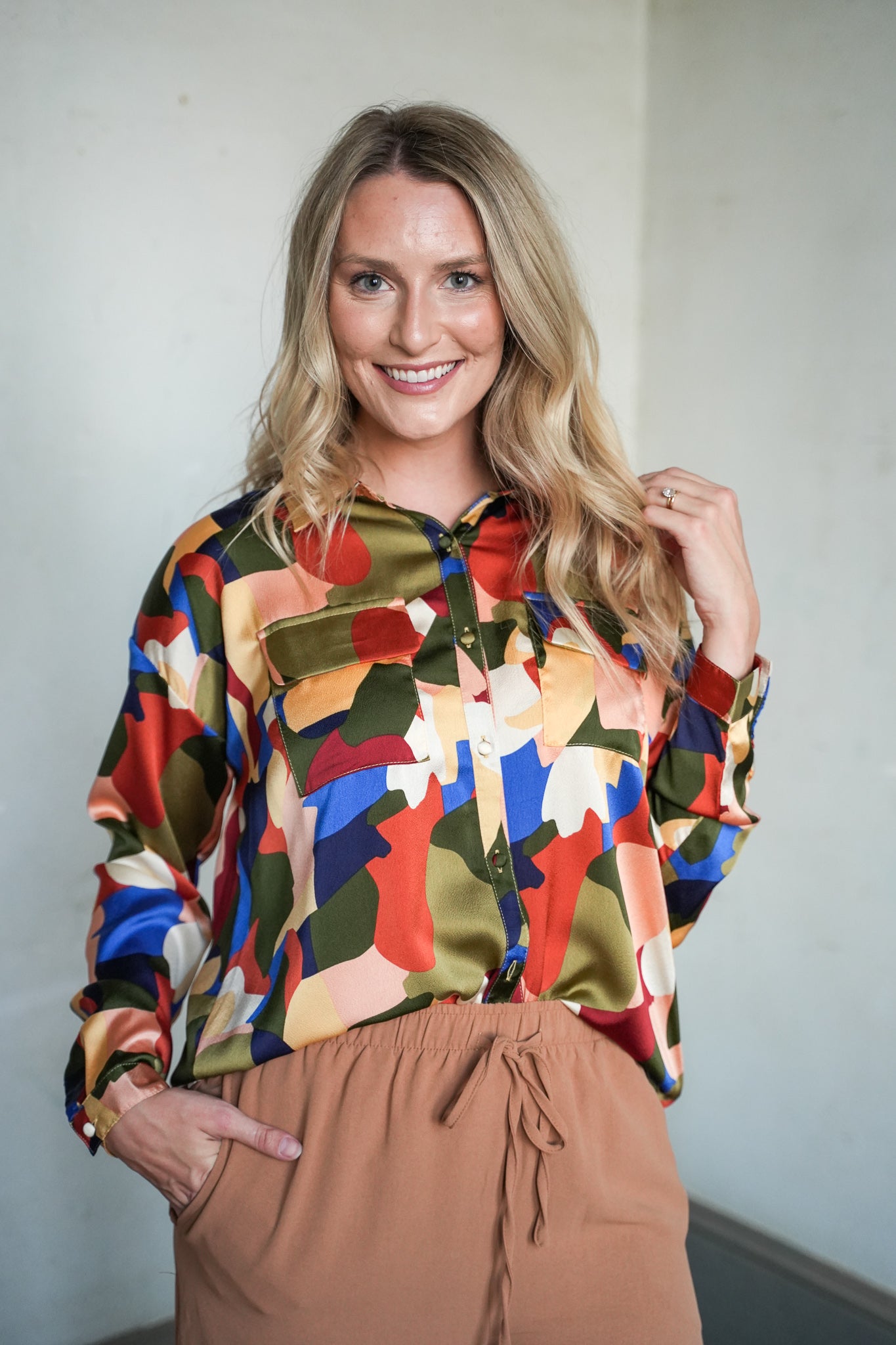 Kirana Satin Blouse