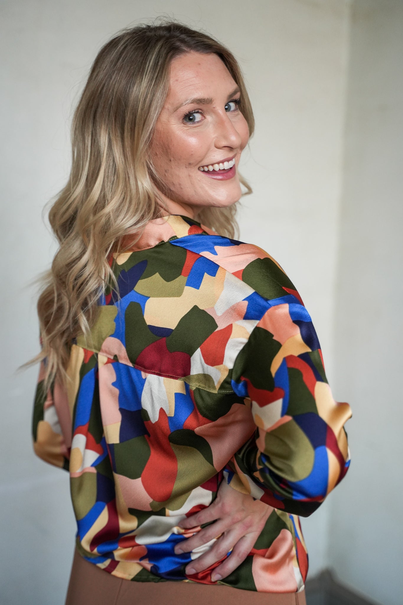 Kirana Satin Blouse