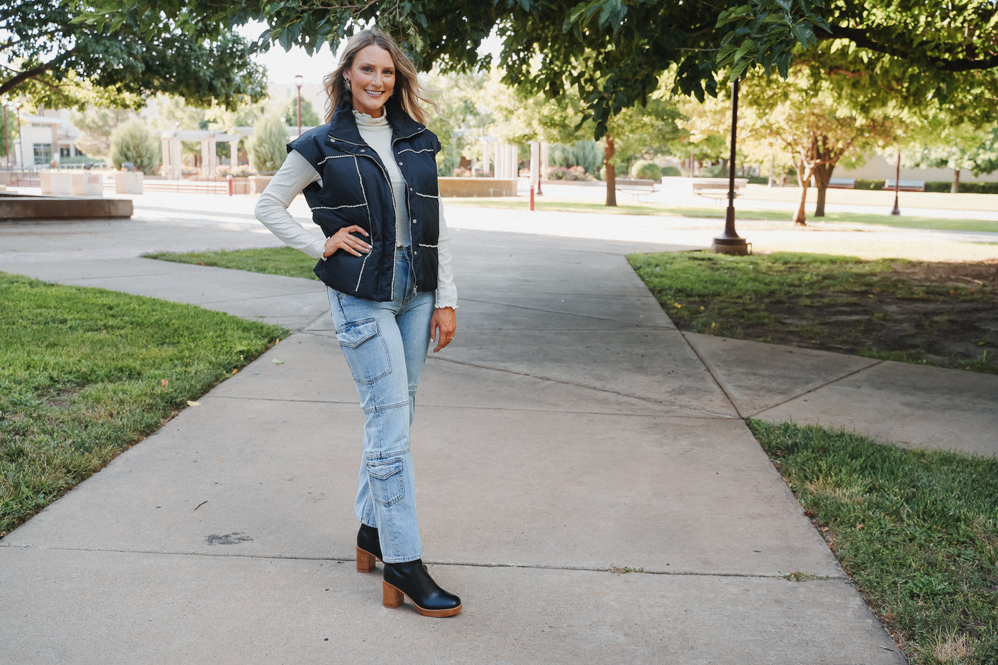 Sheree Cropped TurtleNeck Top