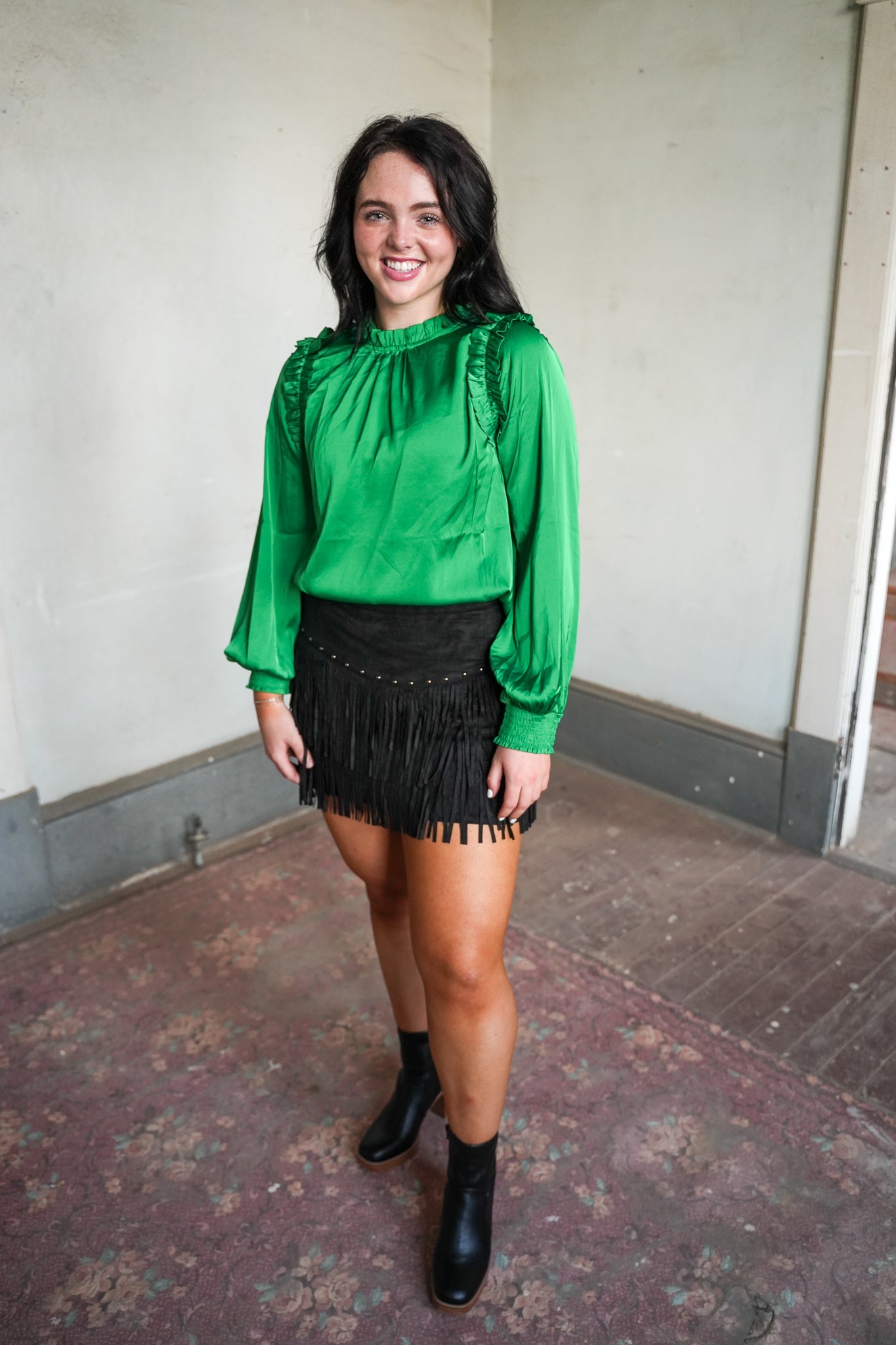 Mina Fringe Skirt