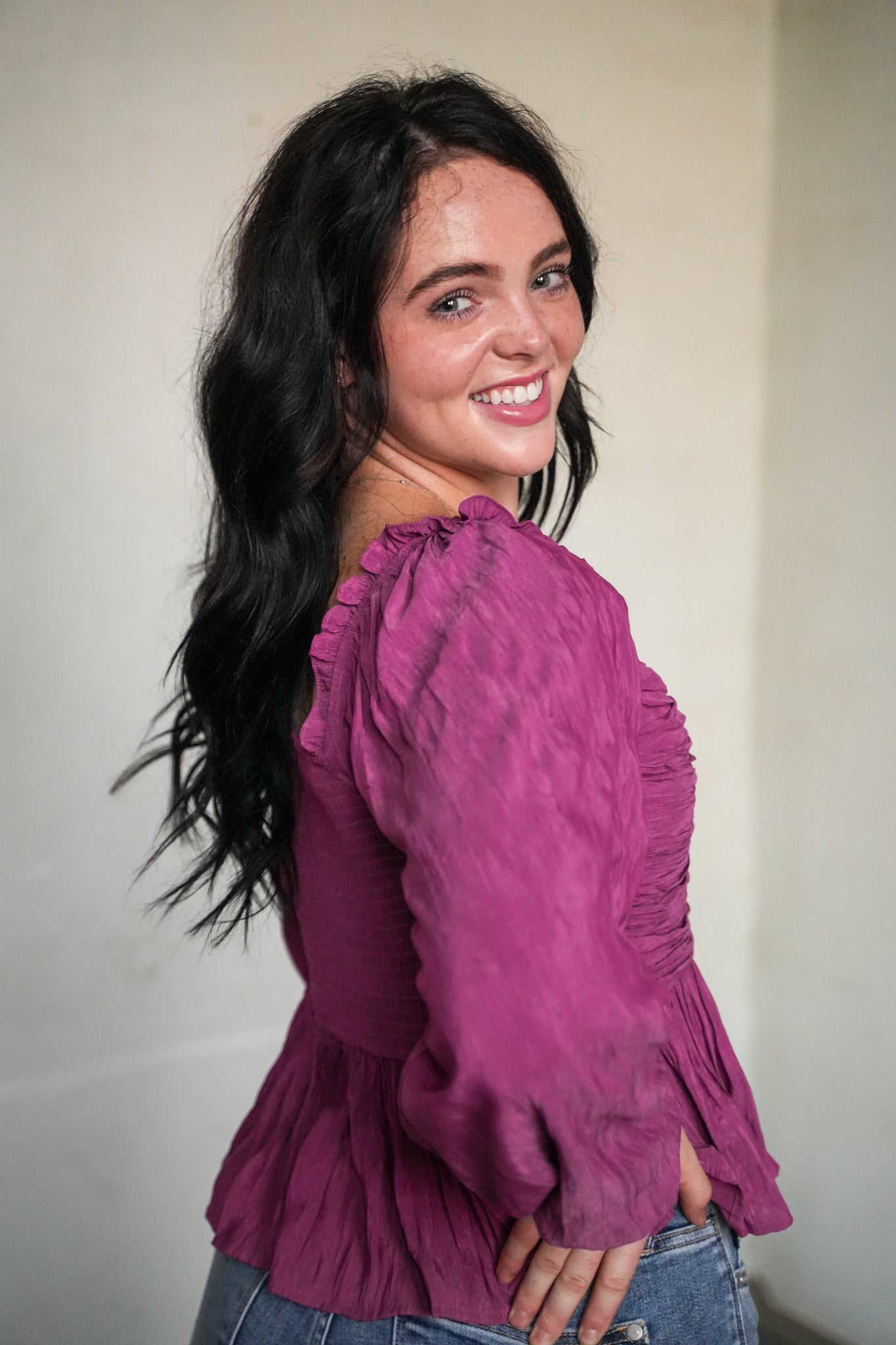 Logan Peplum Top
