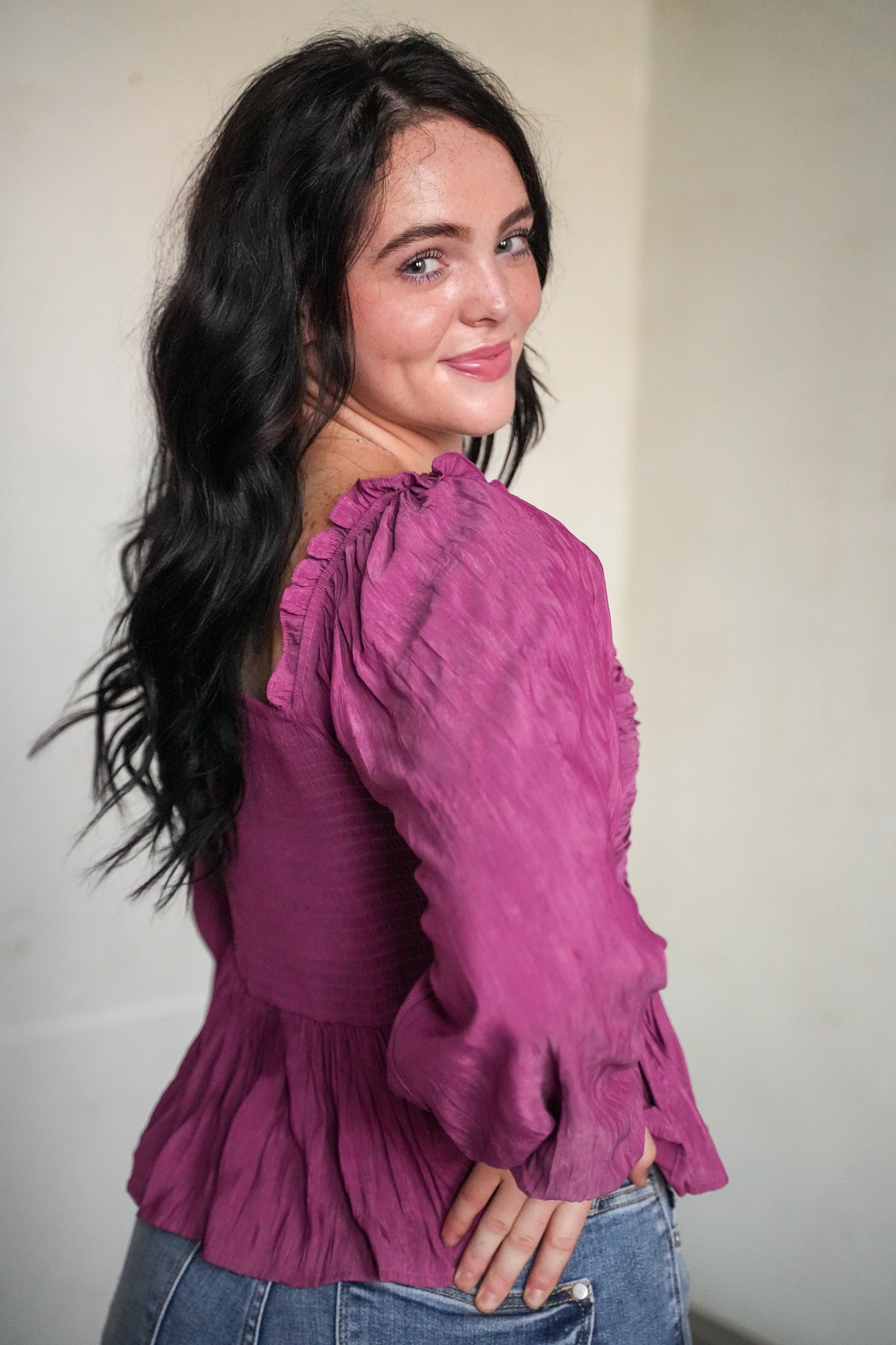 Logan Peplum Top