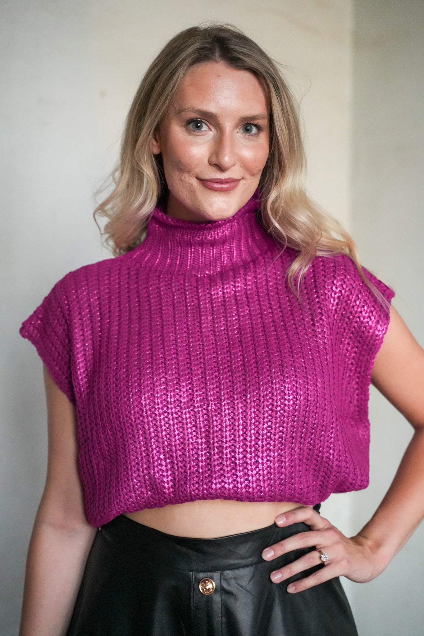 Aubrey Metallic Sweater
