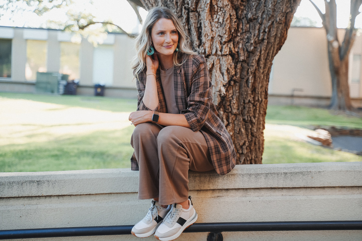 Olivia Plaid Blazer