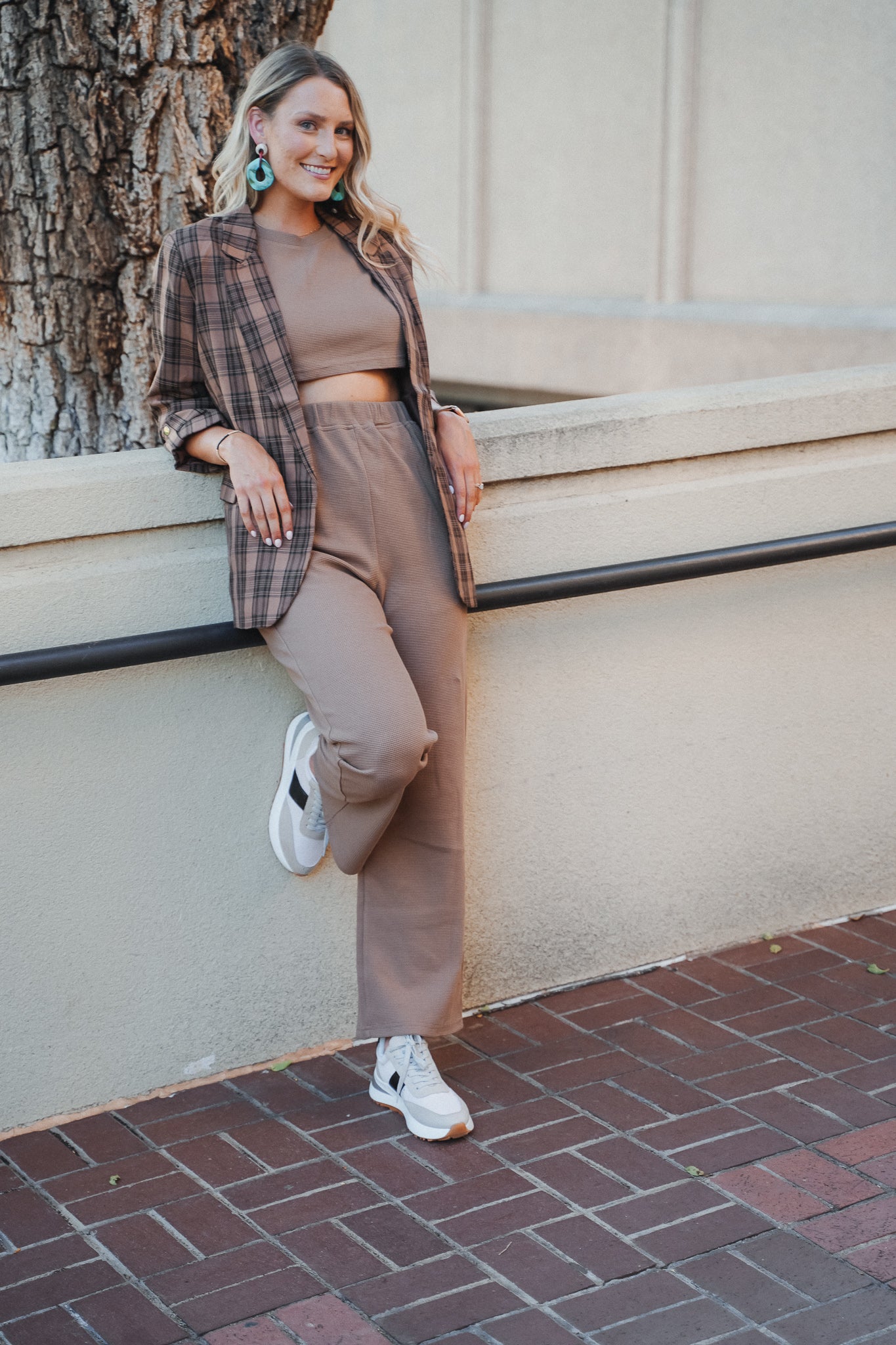 Olivia Plaid Blazer