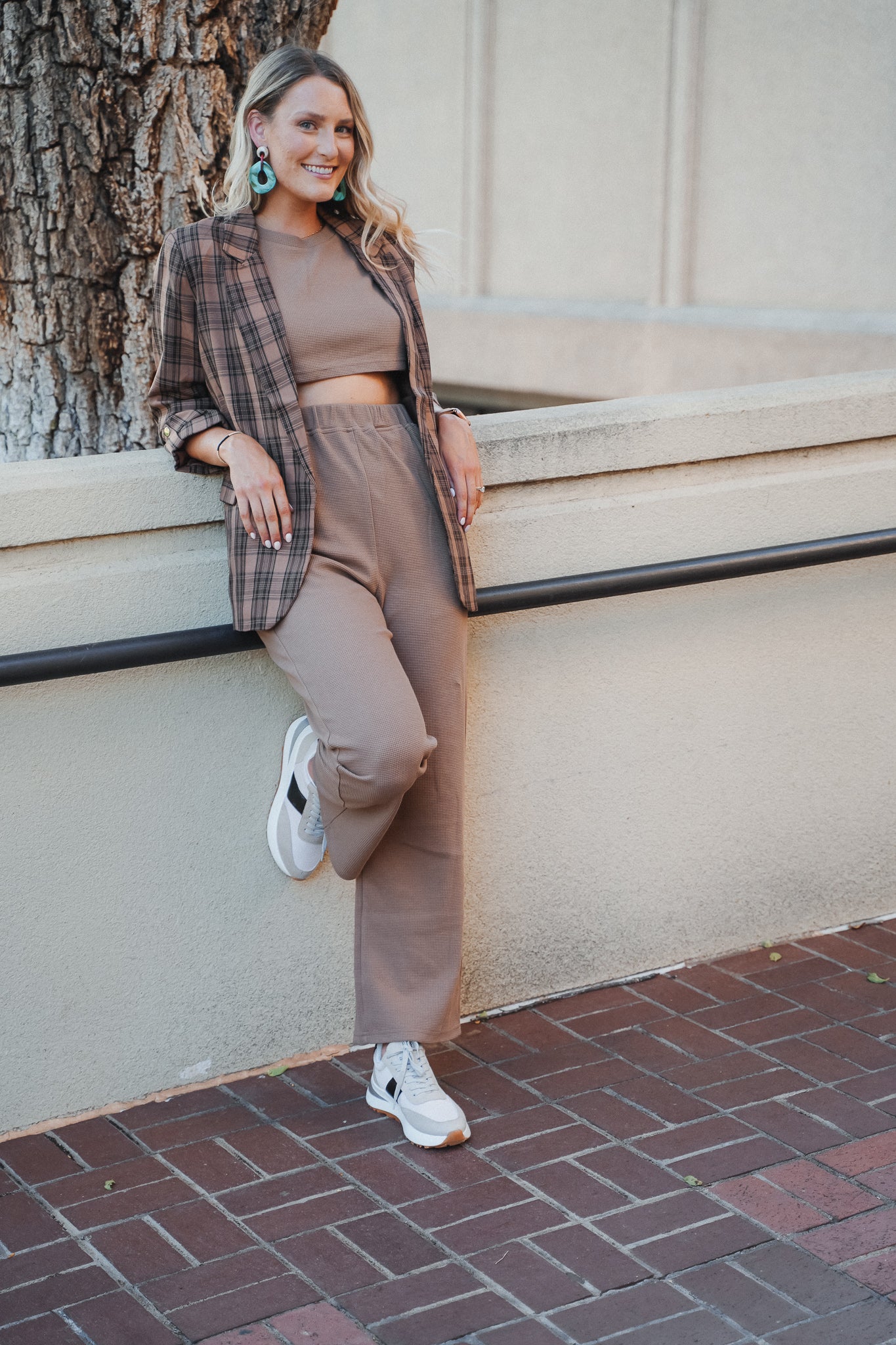 Olivia Plaid Blazer