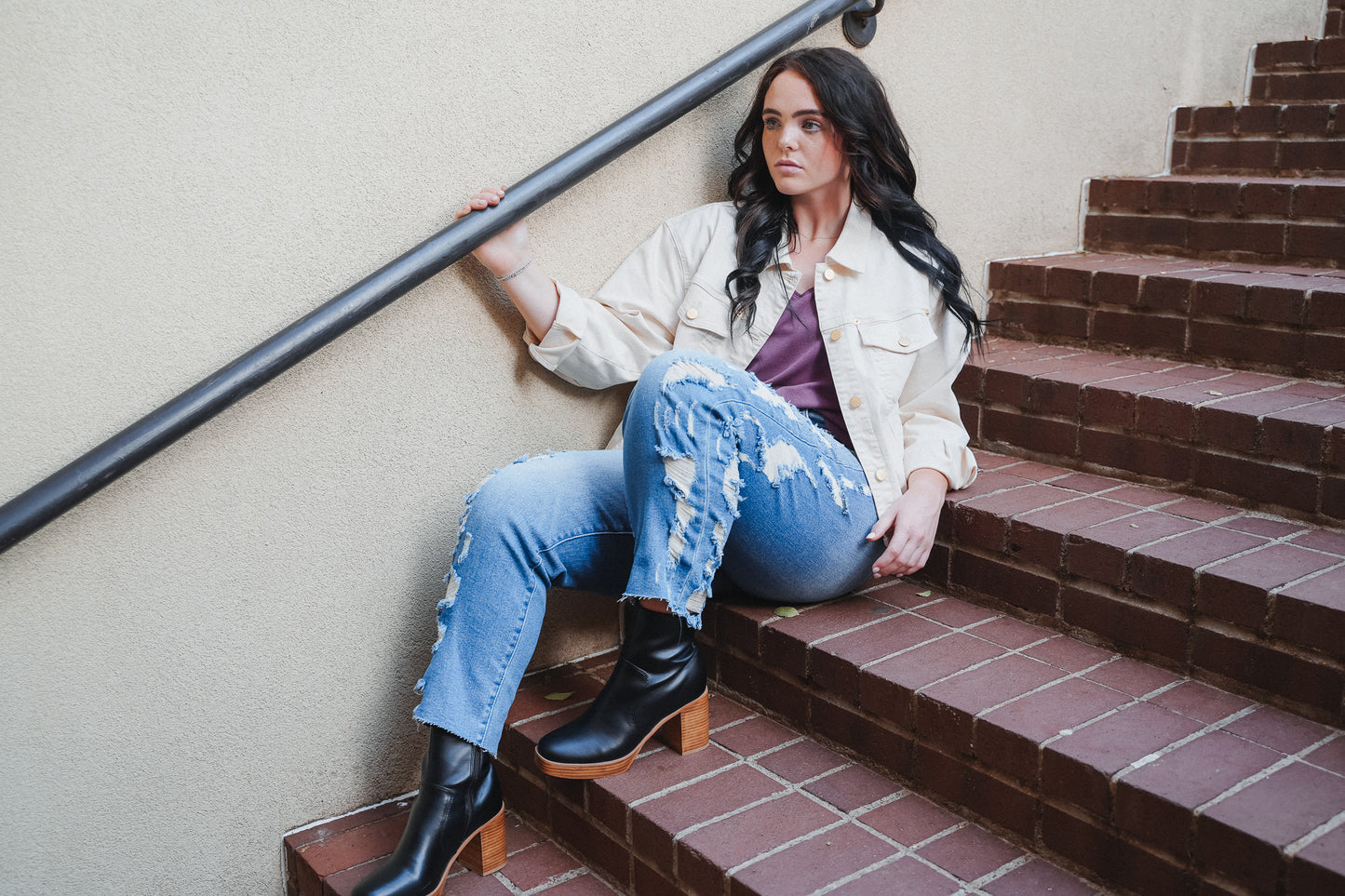 HW Heavy Destroyed Sideseams Jeans