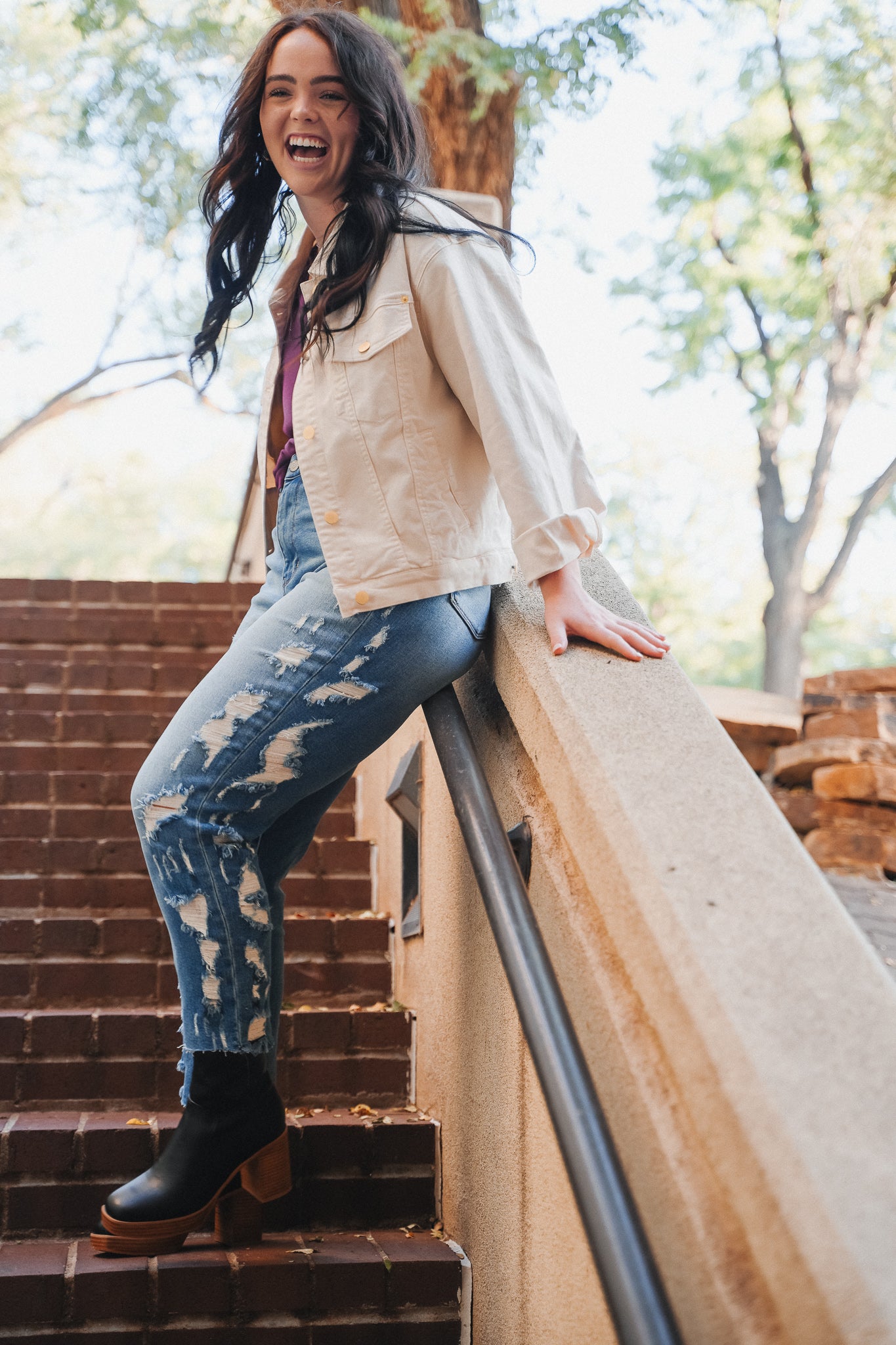 HW Heavy Destroyed Sideseams Jeans