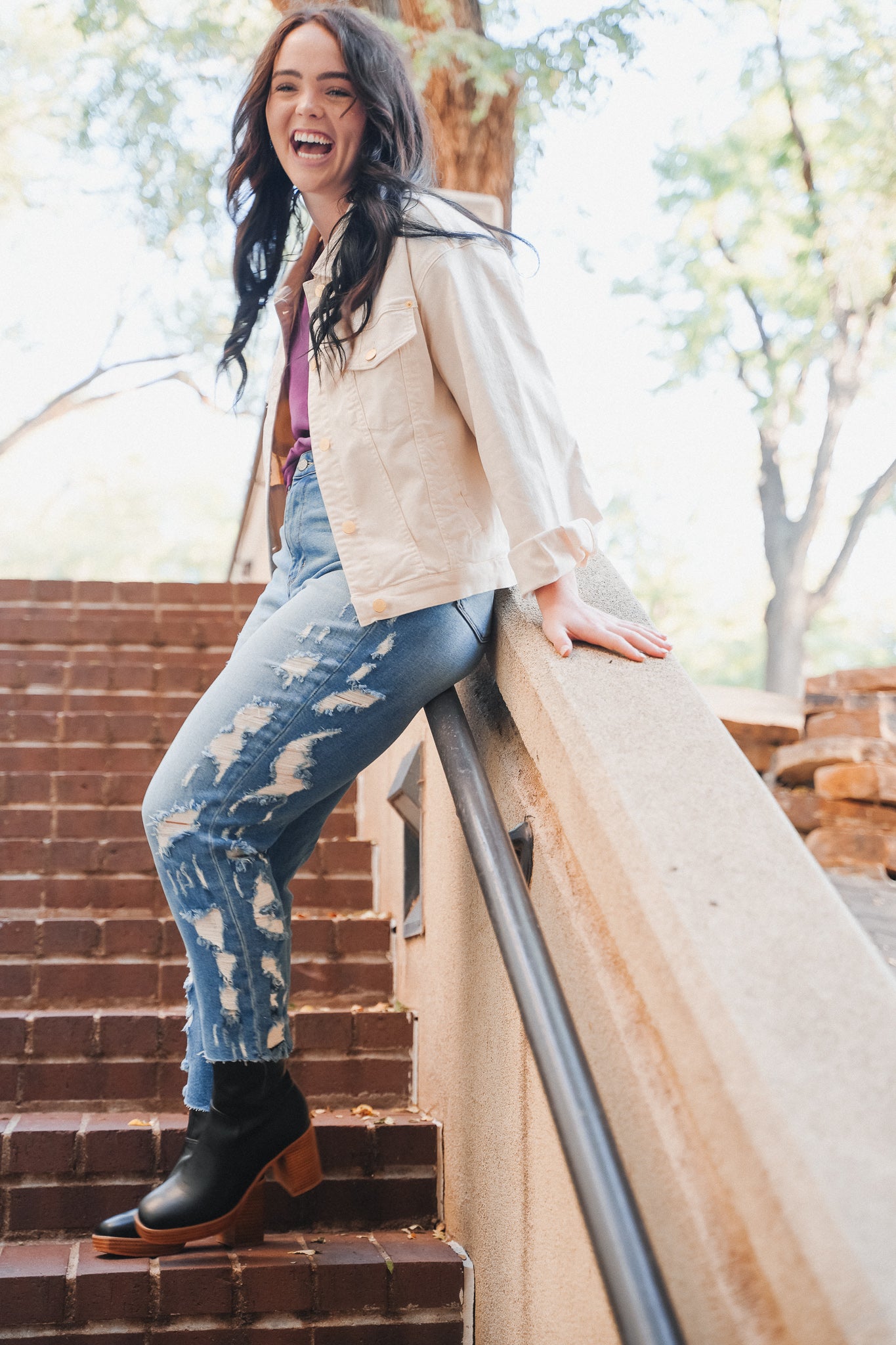HW Heavy Destroyed Sideseams Jeans