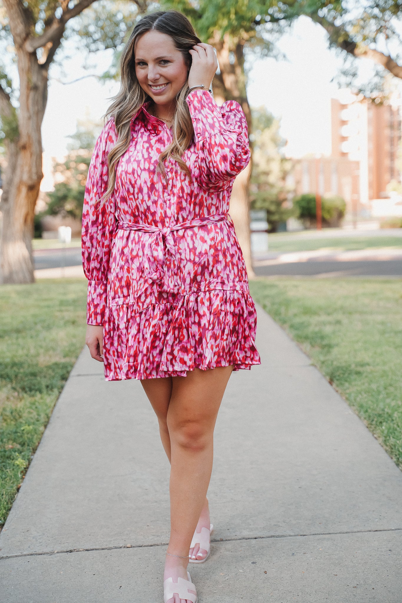Stormi Printed Dress