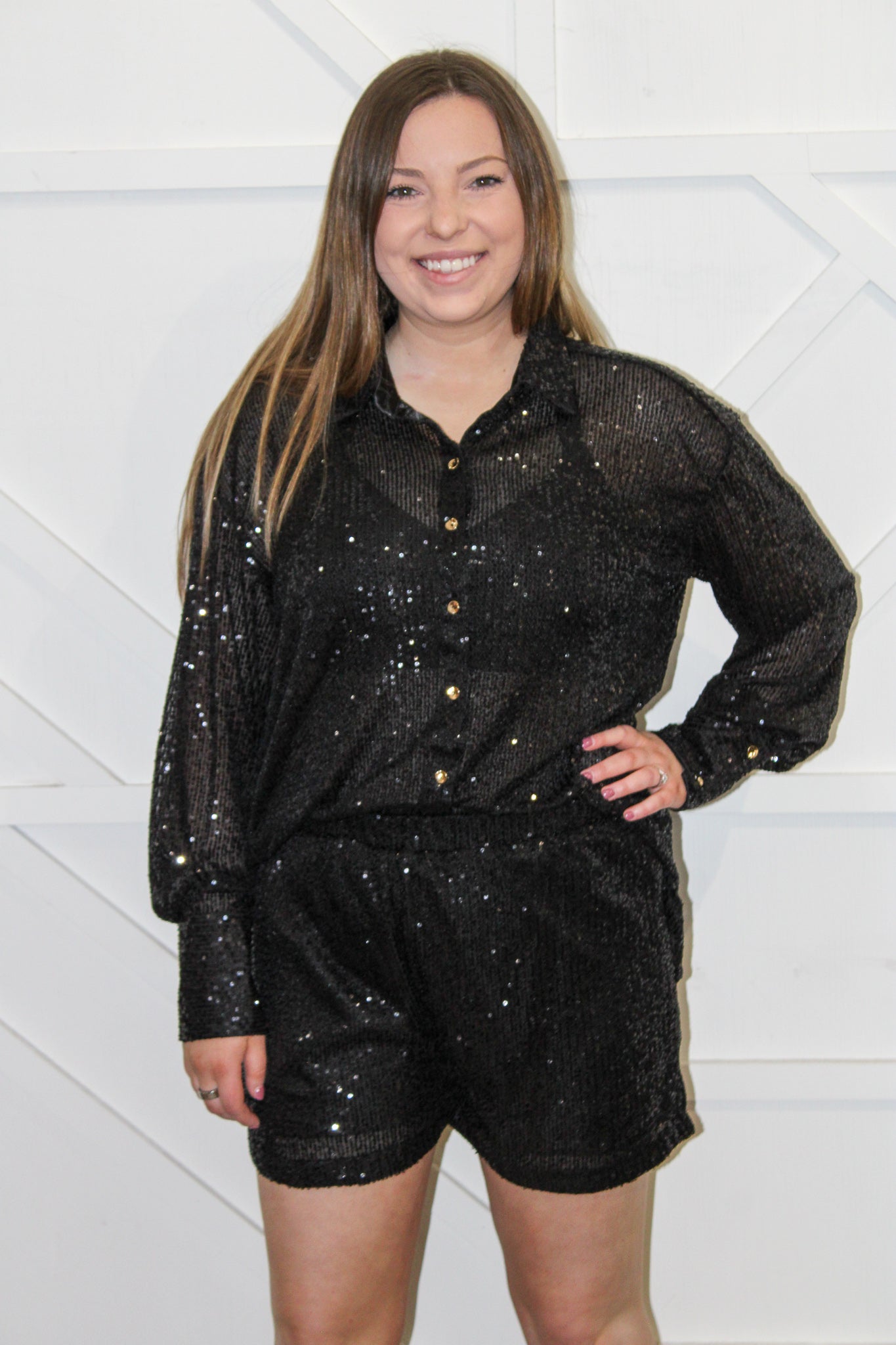 Mila Sequin Short