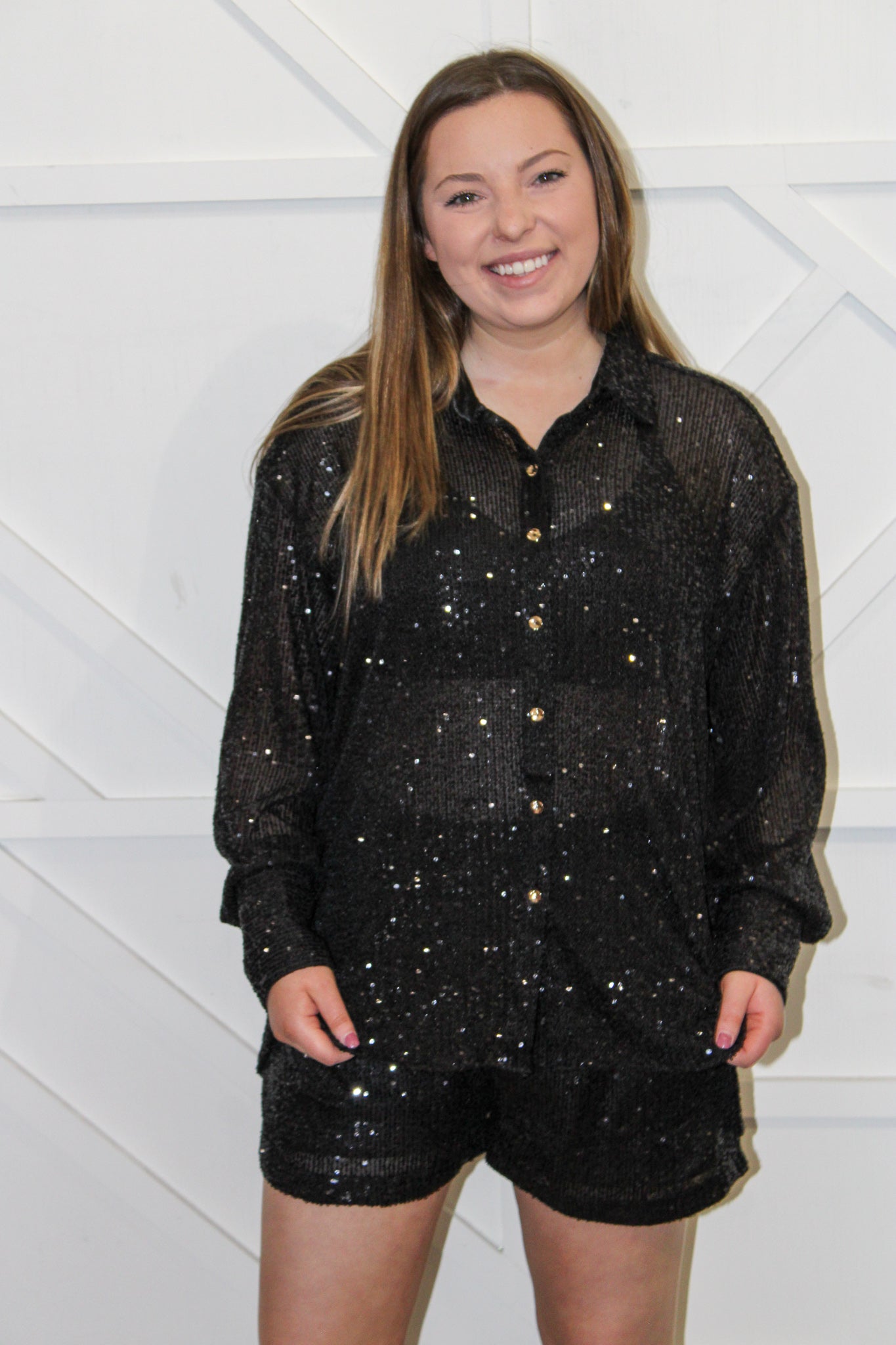Mila Sequin Short