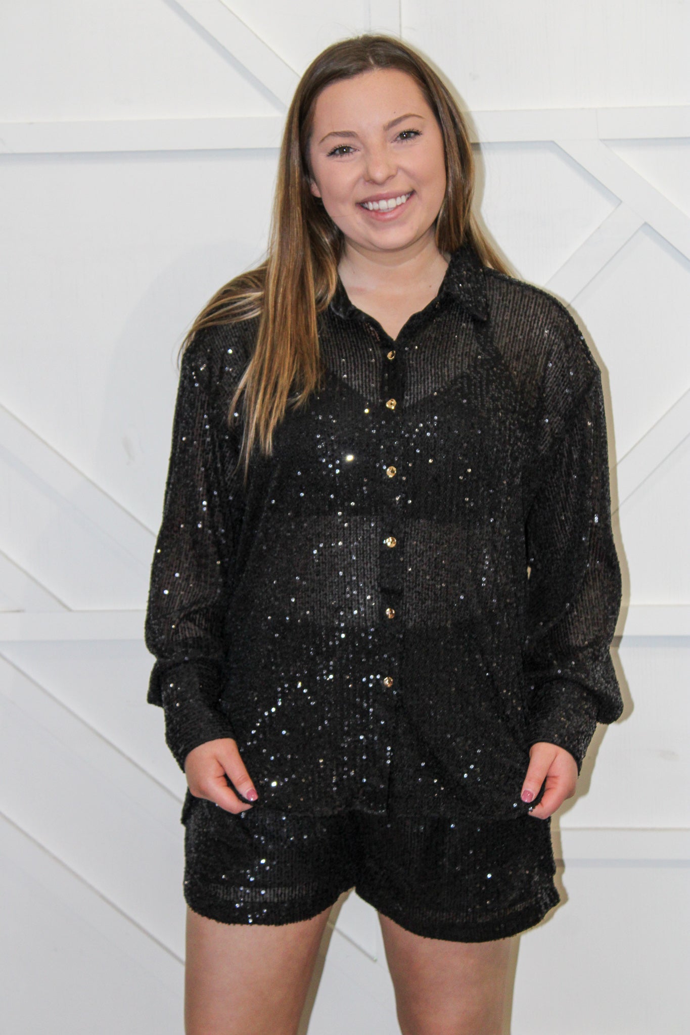 Mila Sequin Short