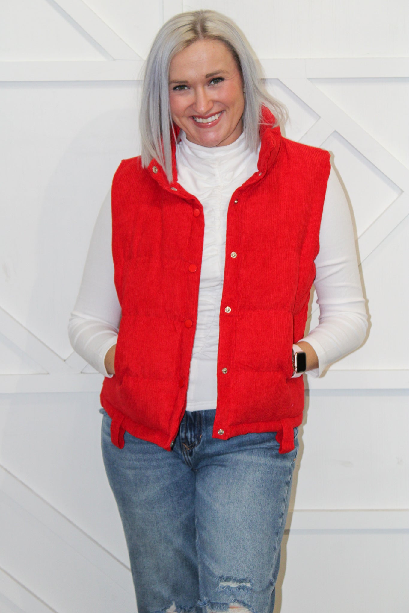 Georgia Corduroy Vest