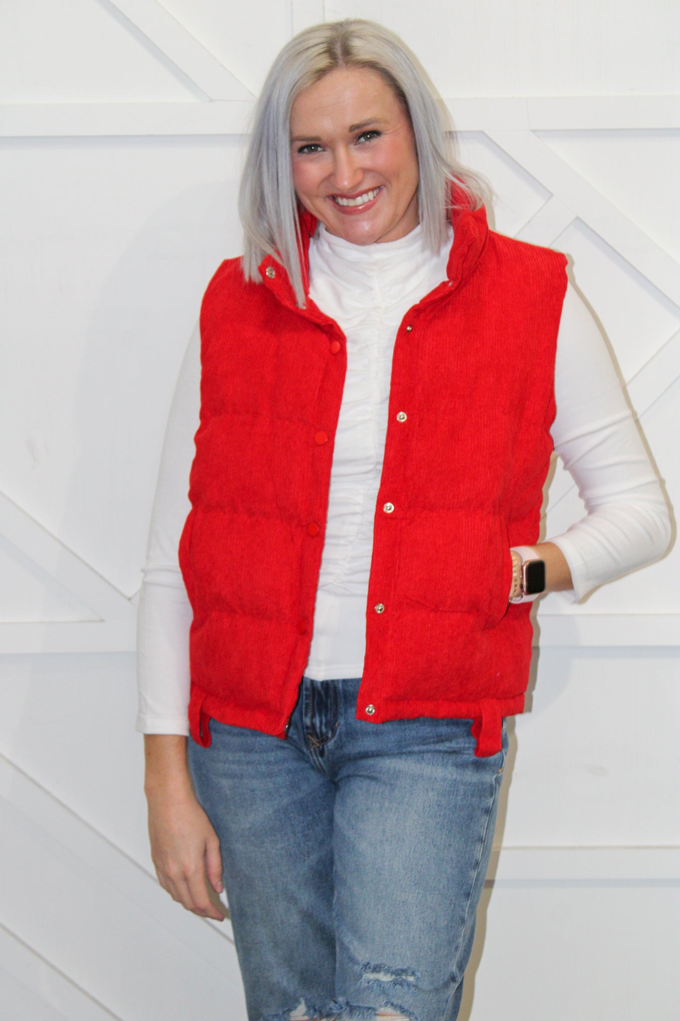 Georgia Corduroy Vest