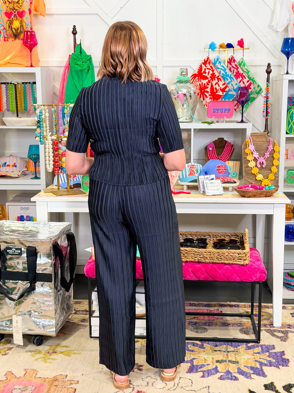 Alyssa Pleated Pant Set