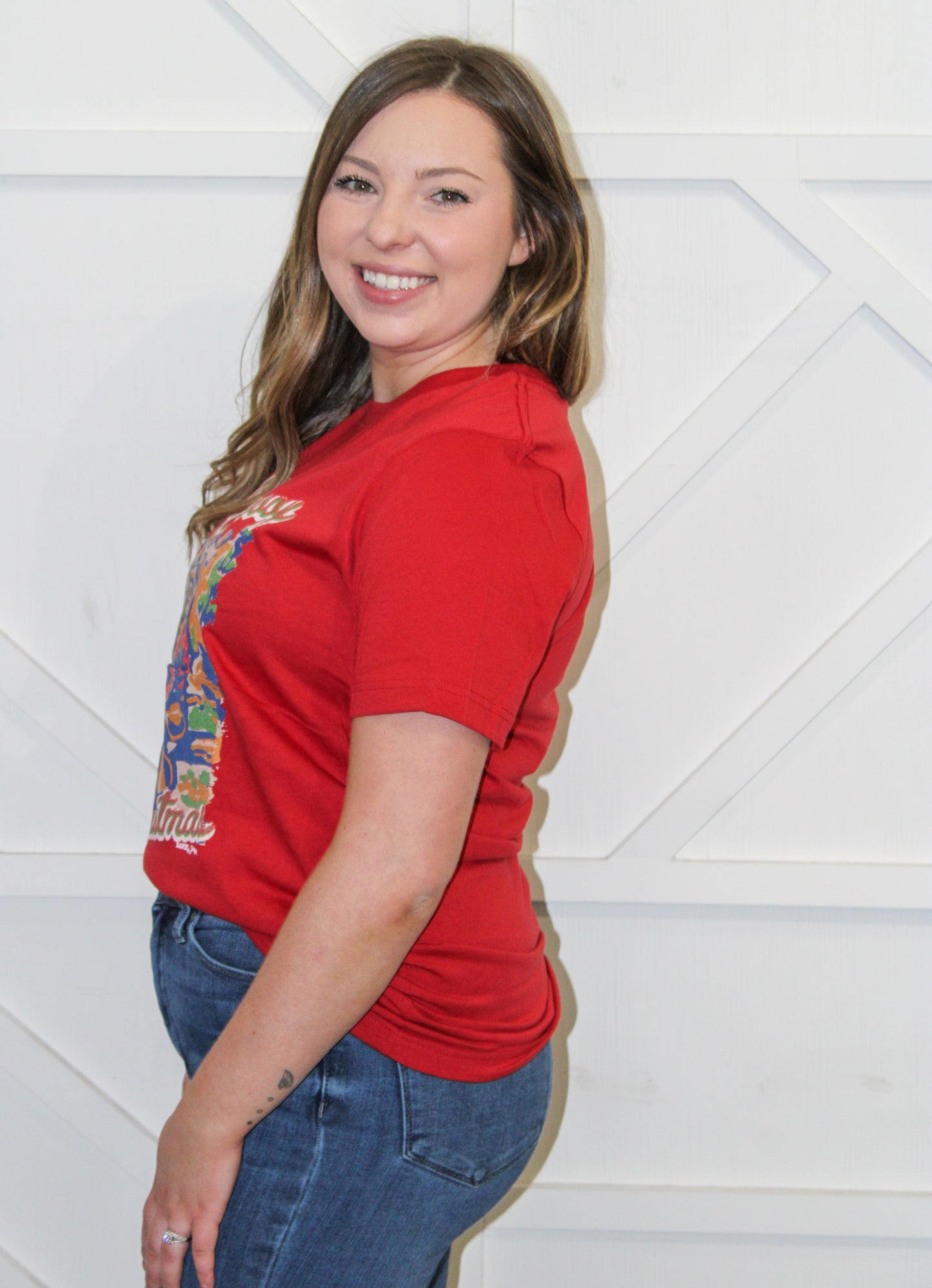 Merry Cowboy Christmas Graphic Tee