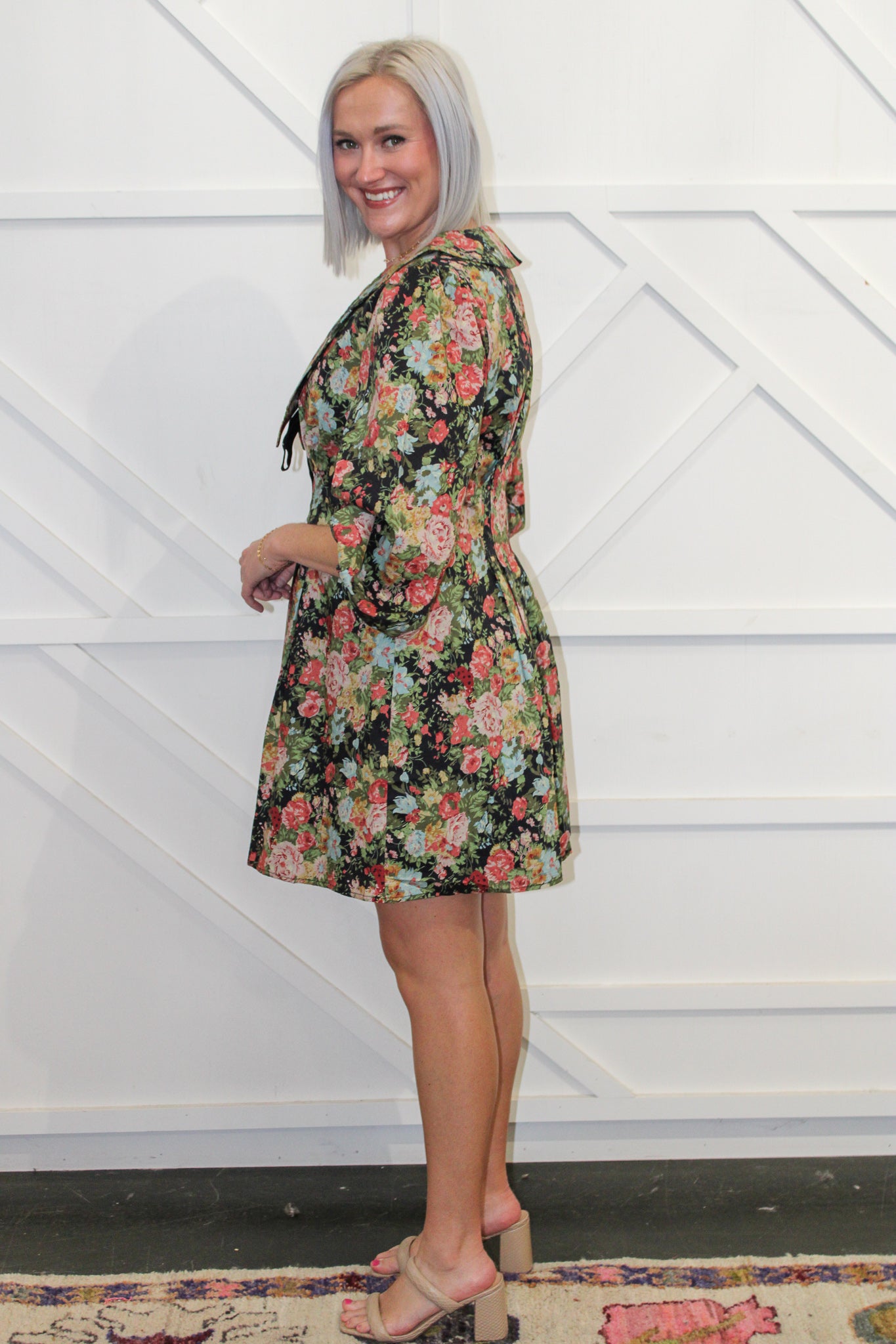 Merit Printed Collar Dress