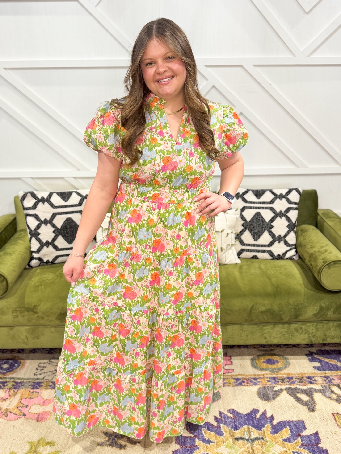 Camila Floral Tiered Dress