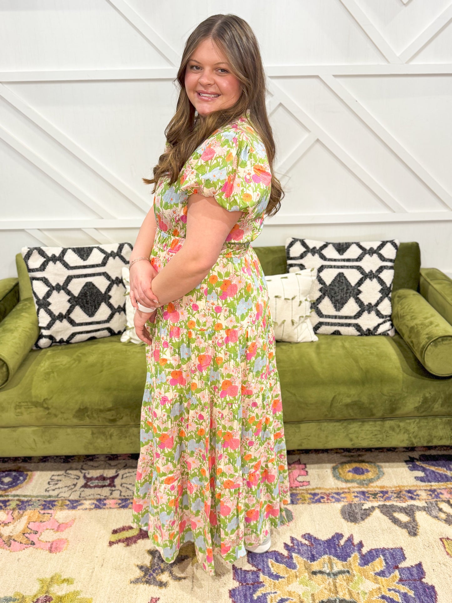Camila Floral Tiered Dress