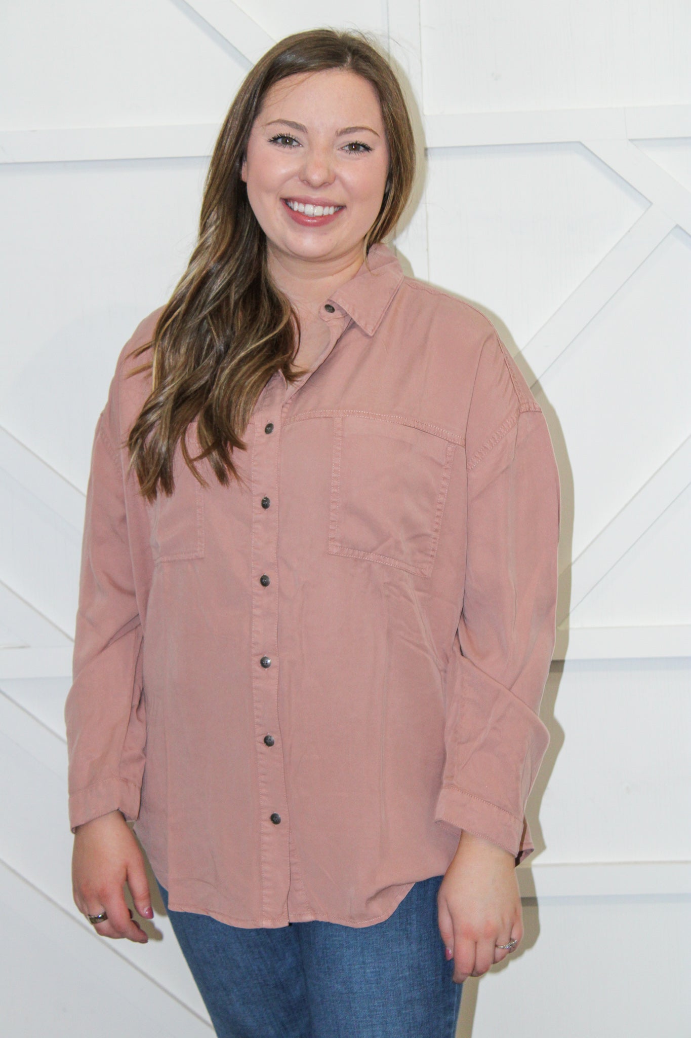 Lindi Oversized Tencel Shirt