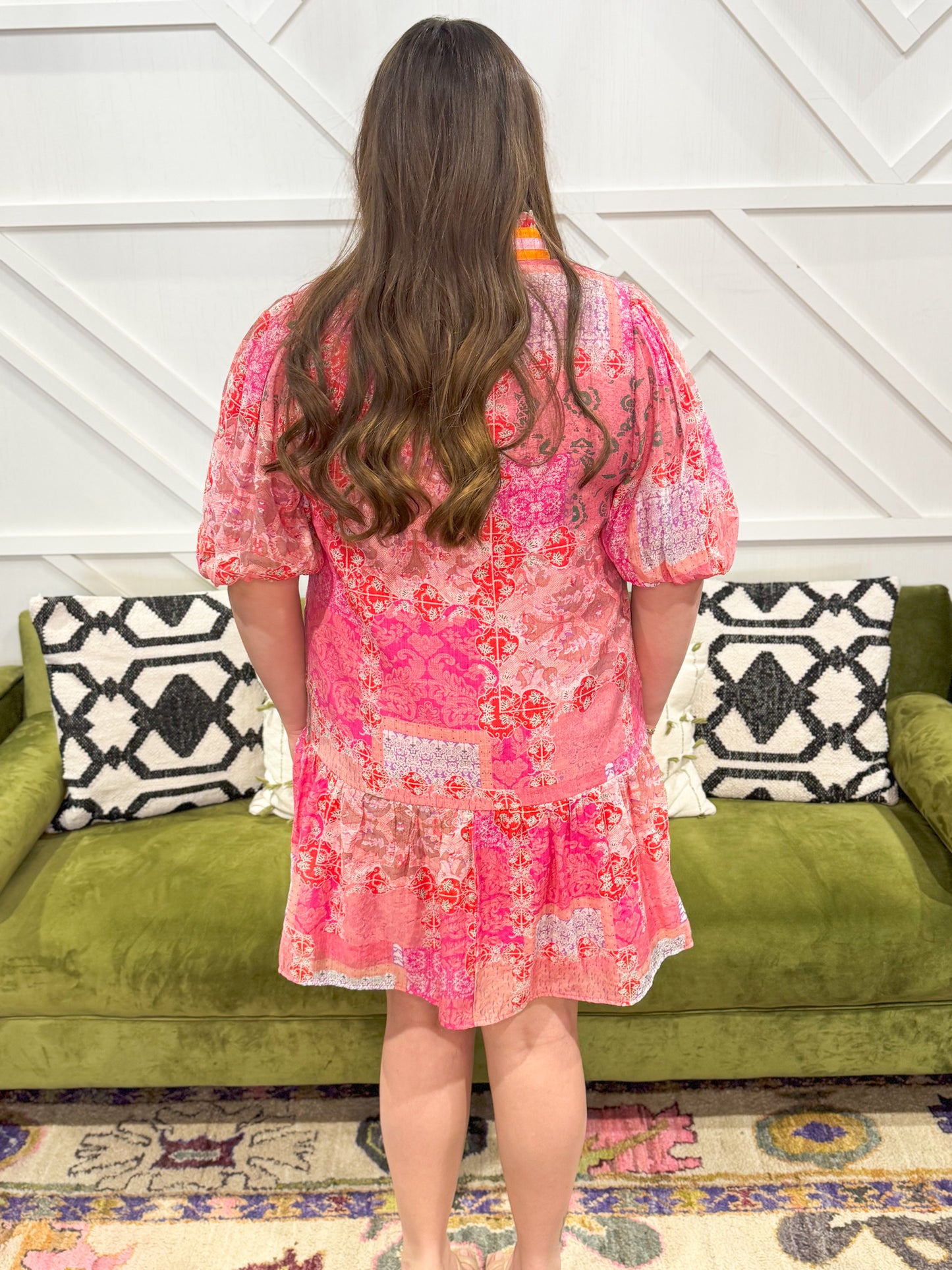 Amore Puff Sleeve Dress