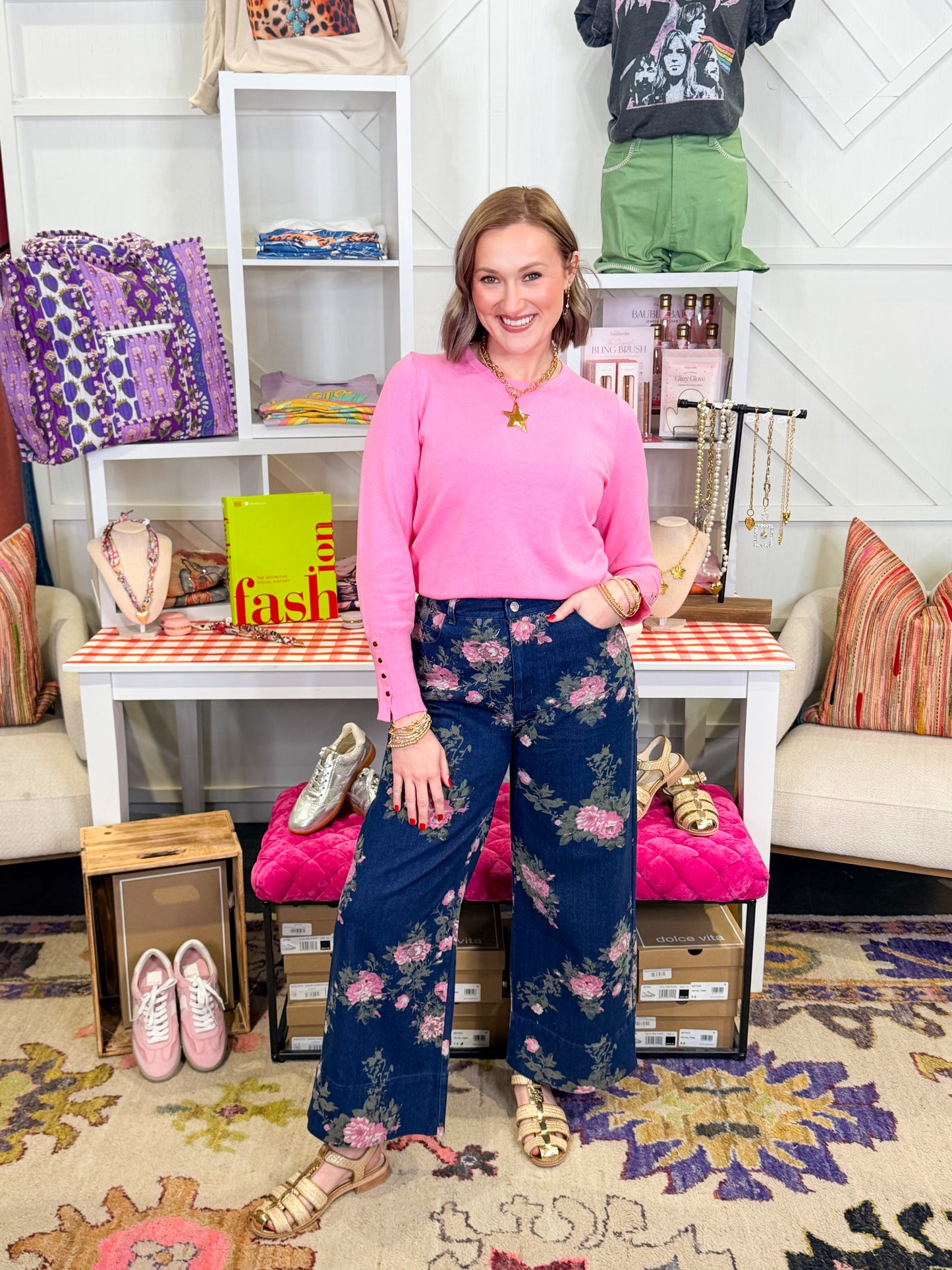 Ulara Floral Print Pant