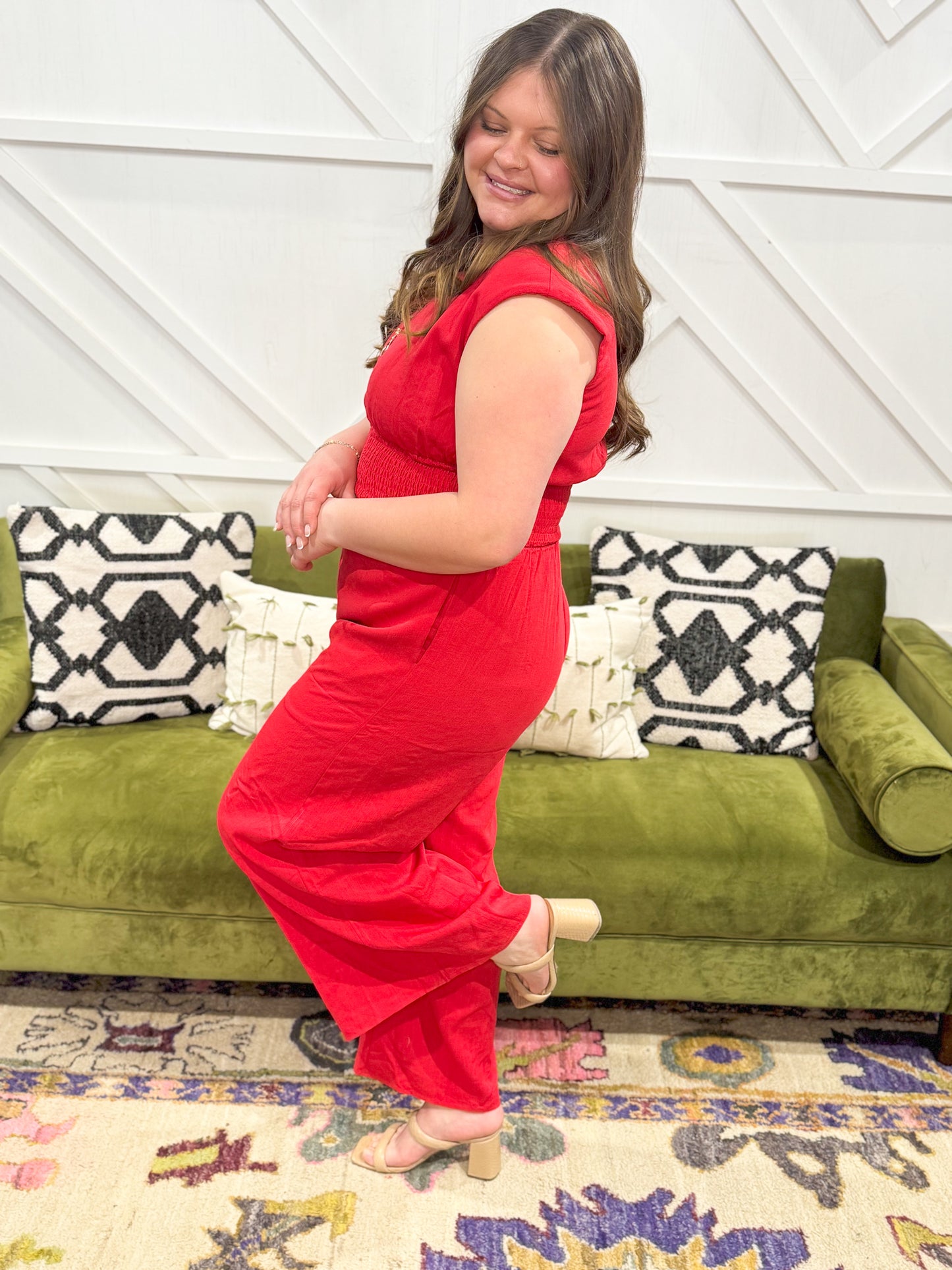 Briley Vneck Jumpsuit