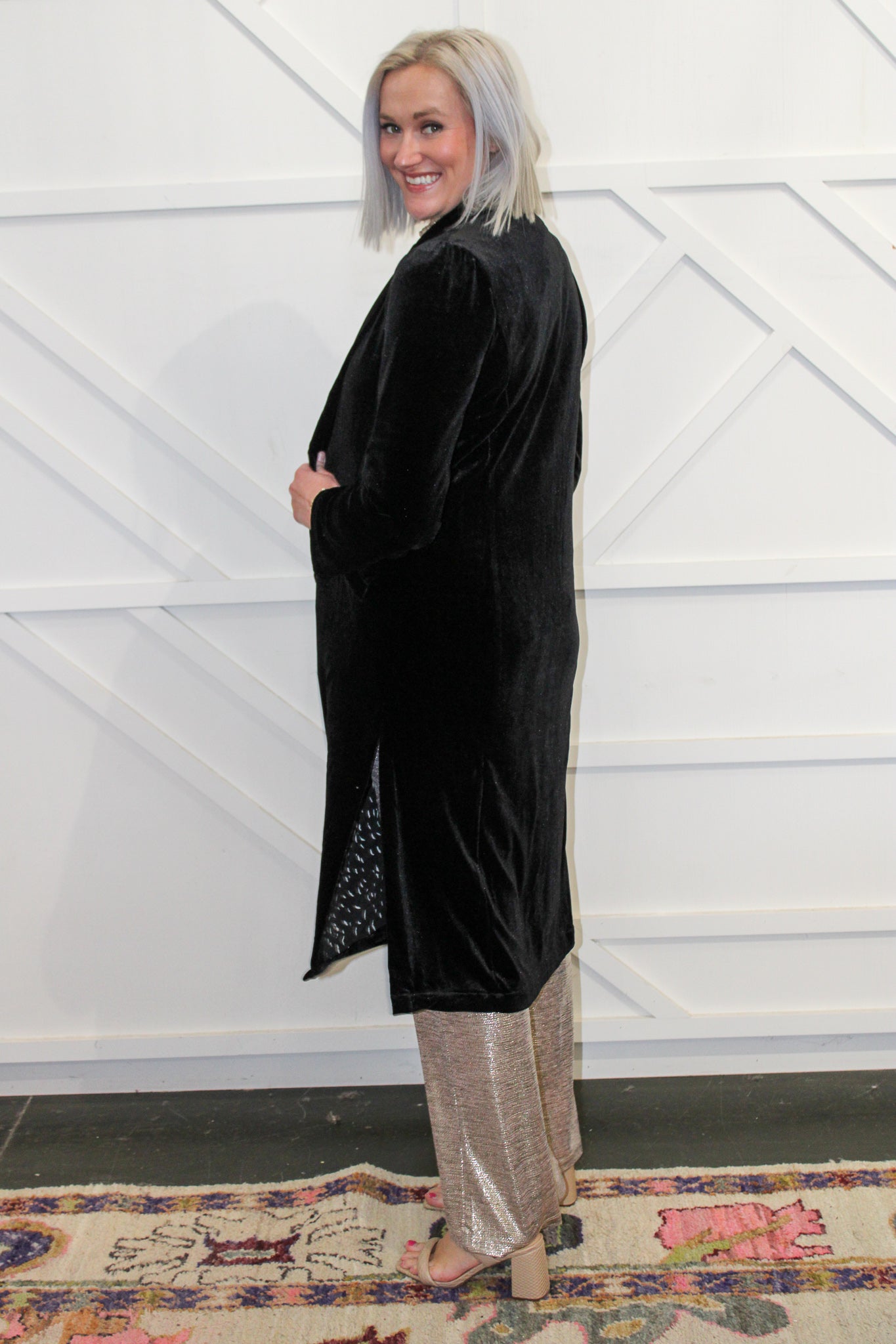 Gaby Velvet Duster