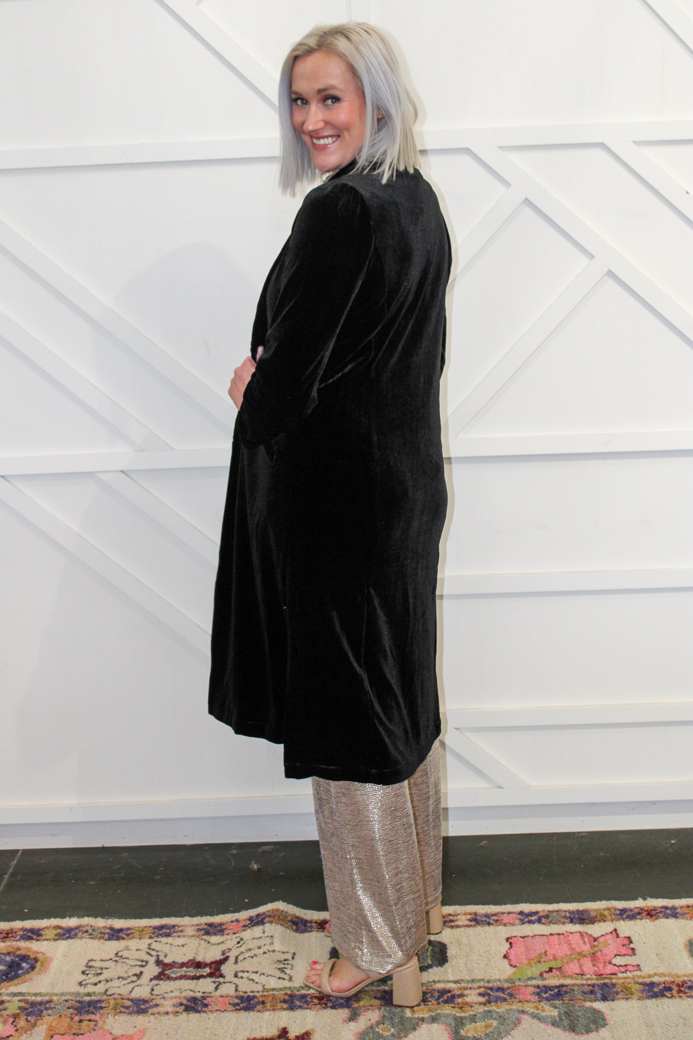 Gaby Velvet Duster