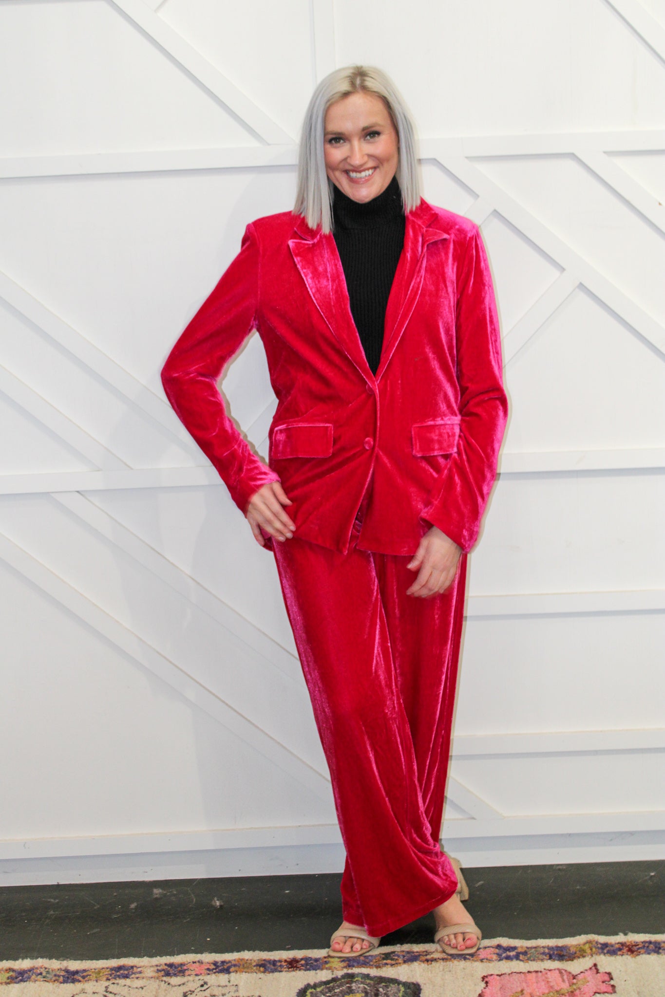 Rosalie Velvet Blazer