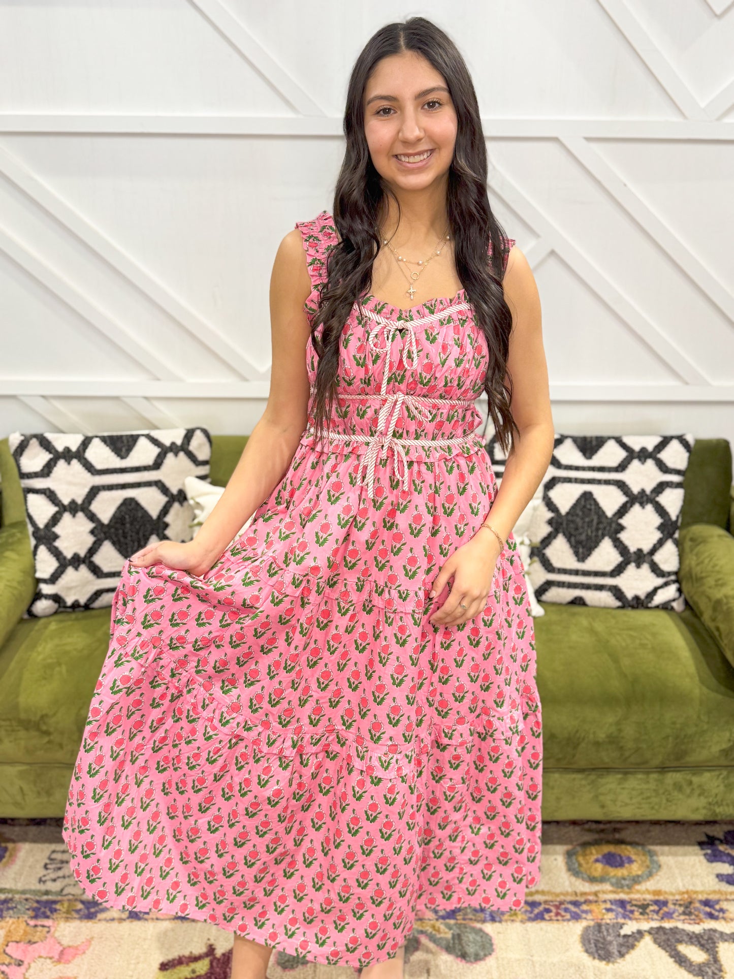 Trudy Floral Midi Dress