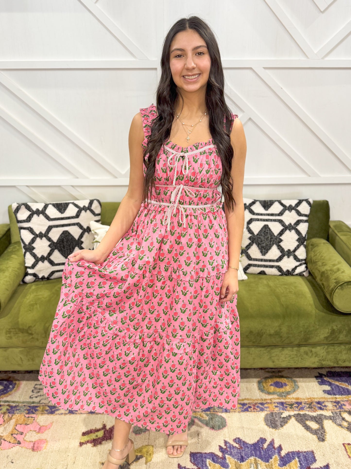 Trudy Floral Midi Dress