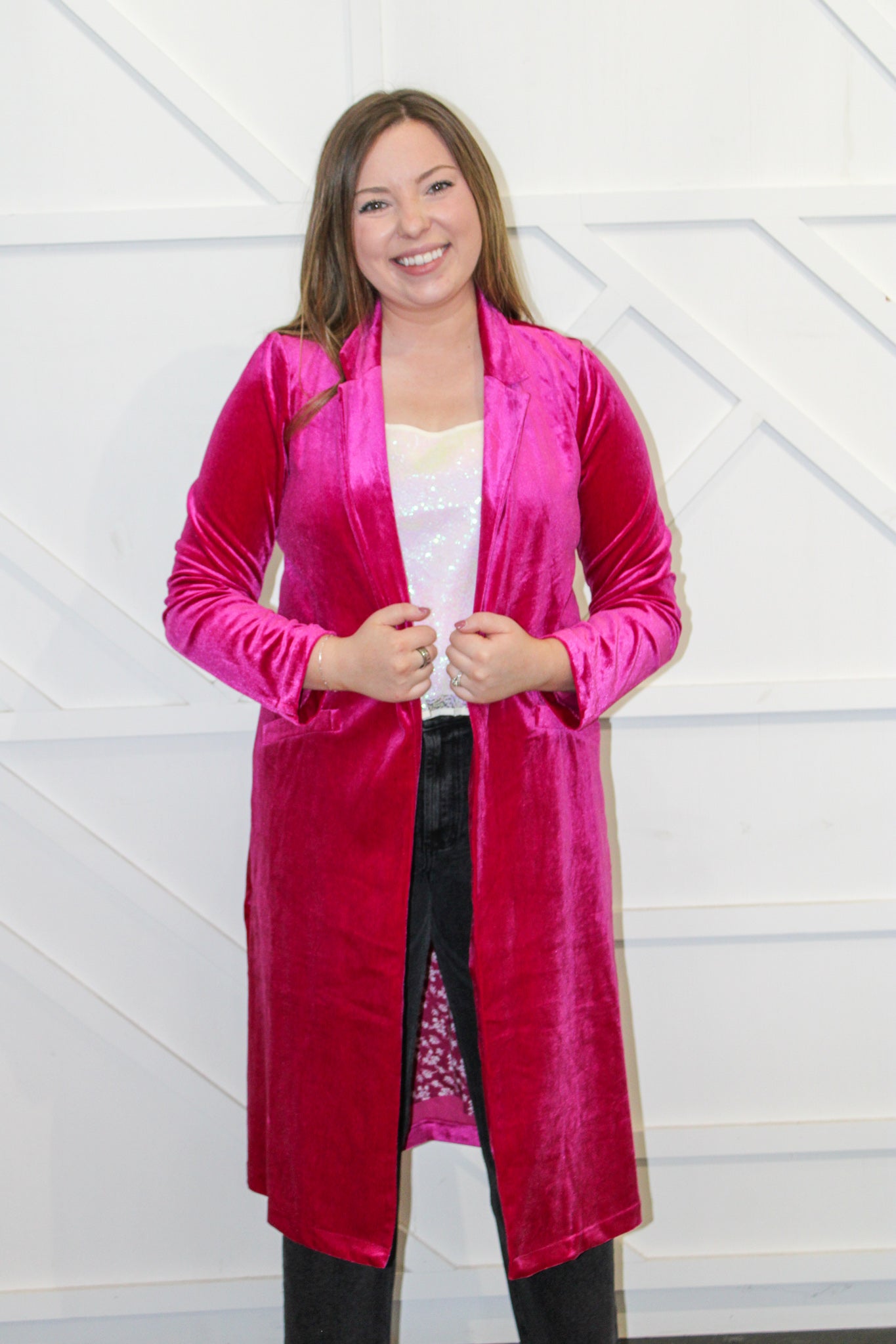 Gaby Velvet Duster