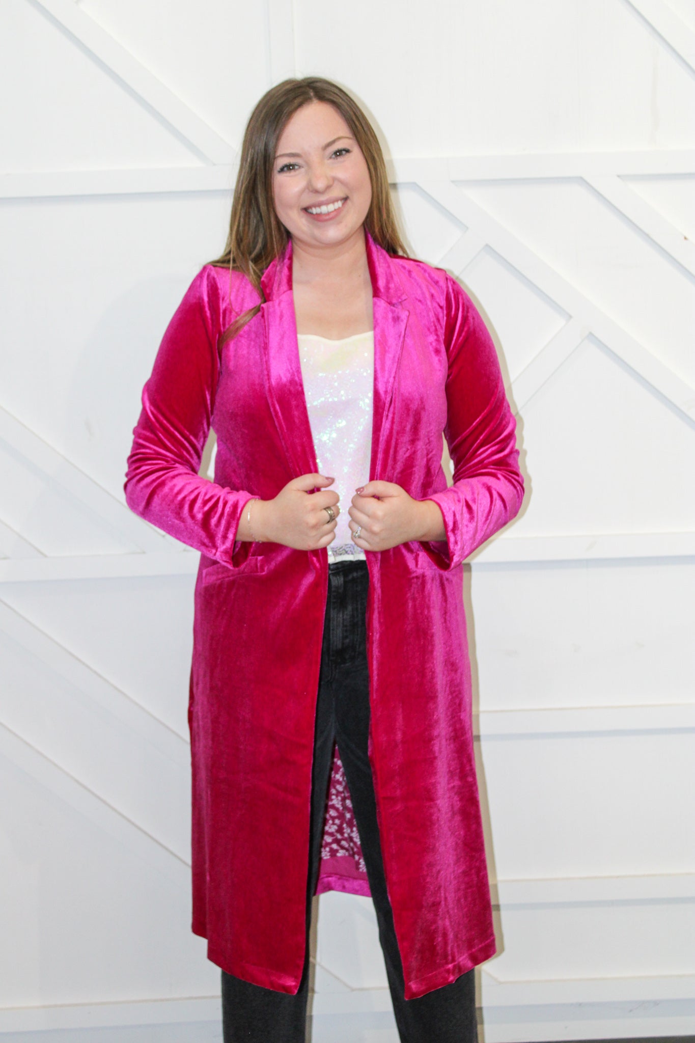 Gaby Velvet Duster