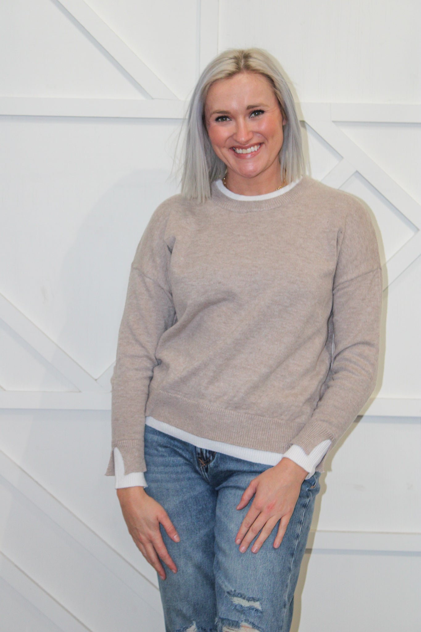Ashlin Hemmed Sweater